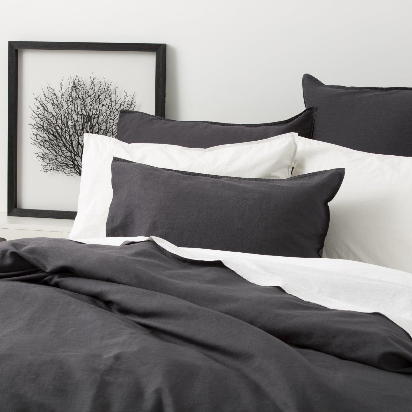 Cavallo Quilt Cover Set - 100% Stone Washed Linen