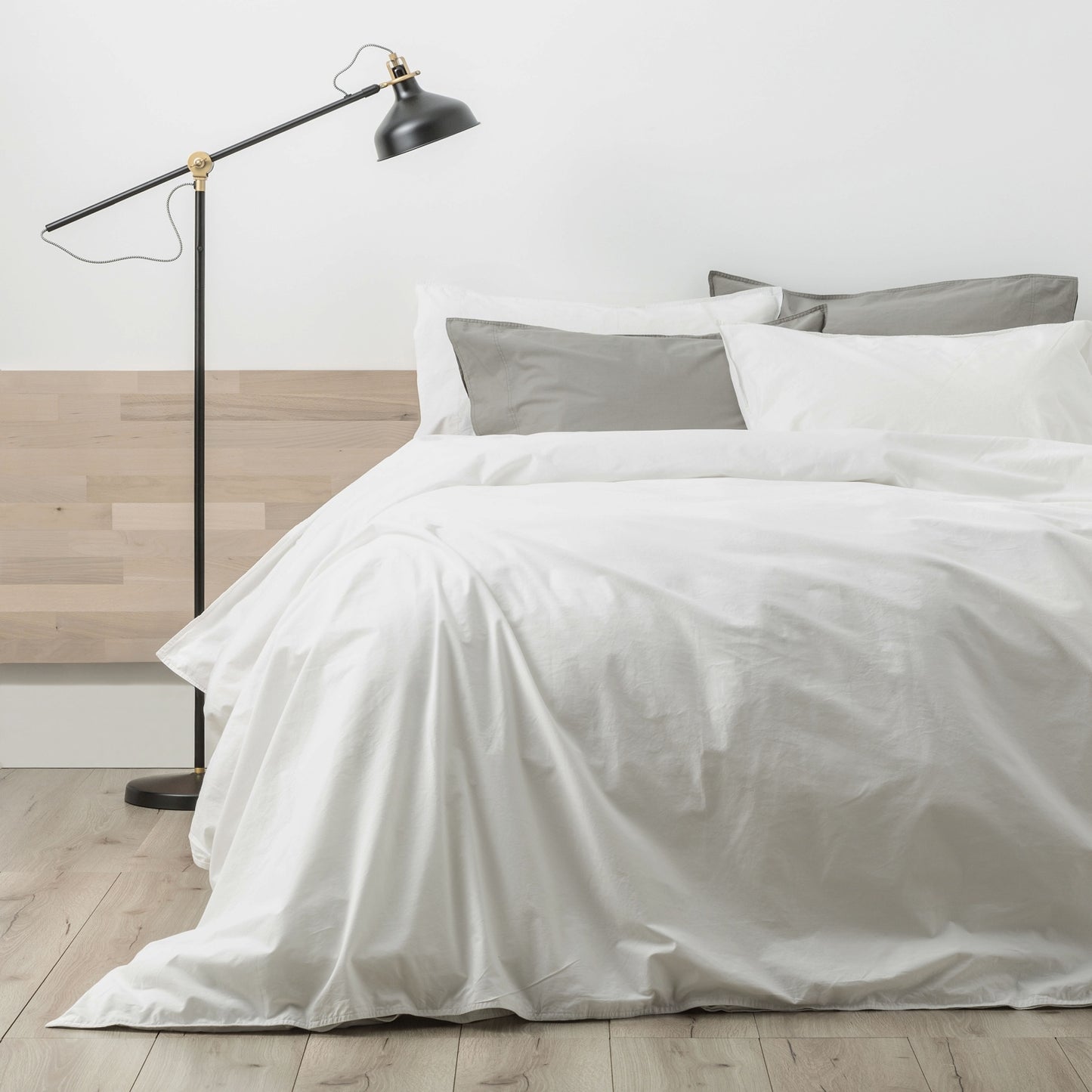 Lorimer 300 TC Quilt Cover Set - Stone Washed Cotton
