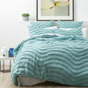 Chenille Wave 100% Cotton Quilt Cover Set - Tufted Vintage Washed