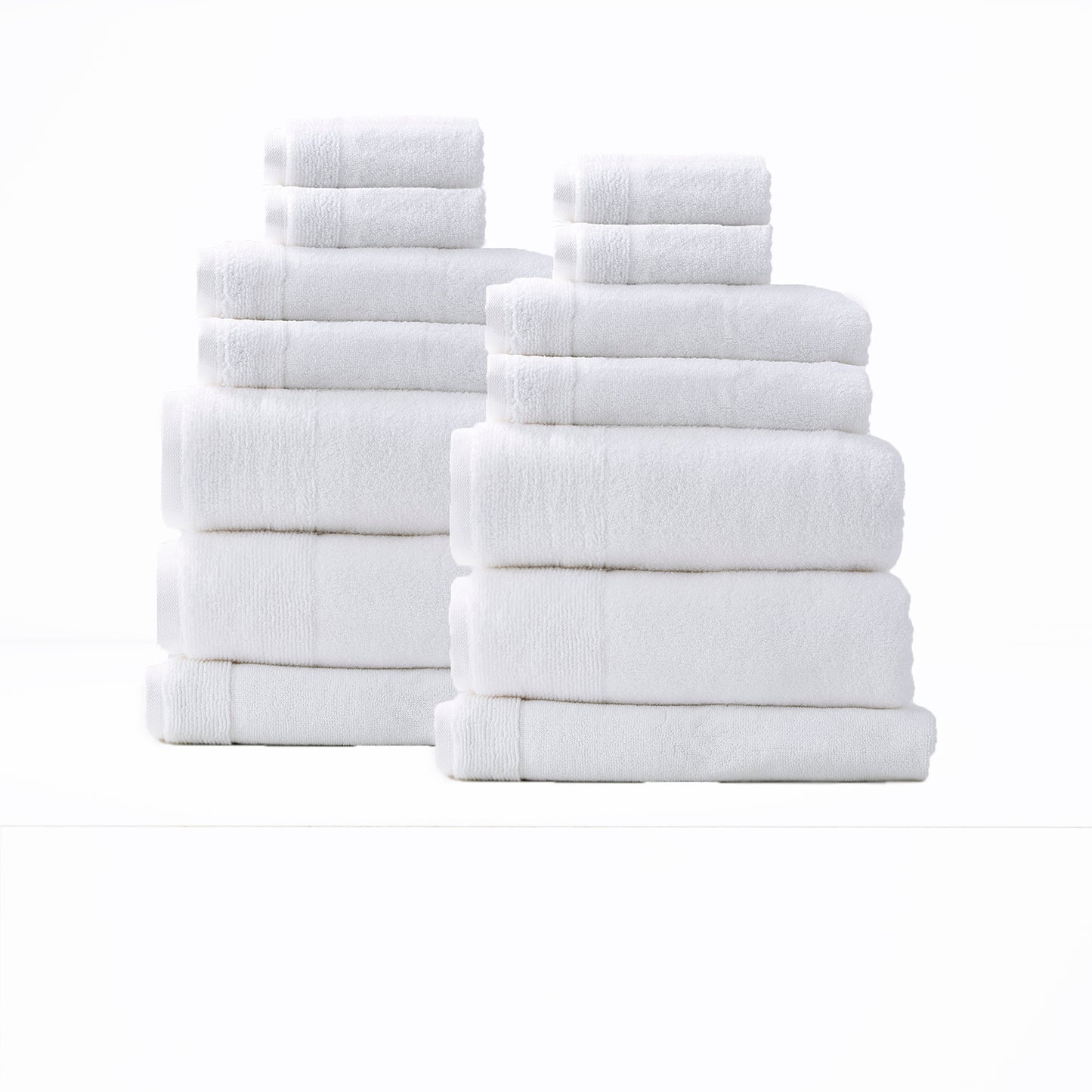 14 Piece Aireys Towel Set - 650 GSM Zero Twist
