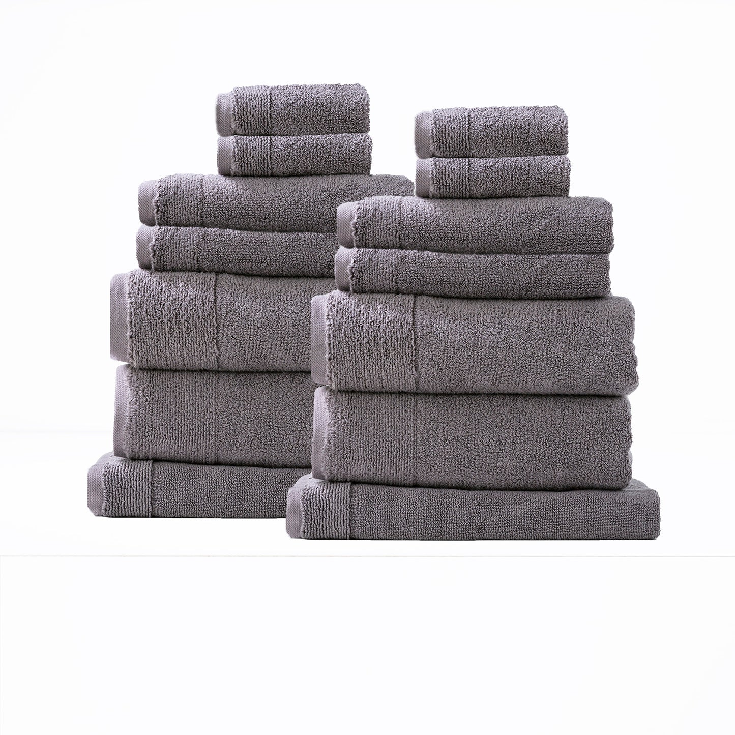 14 Piece Aireys Towel Set - 650 GSM Zero Twist