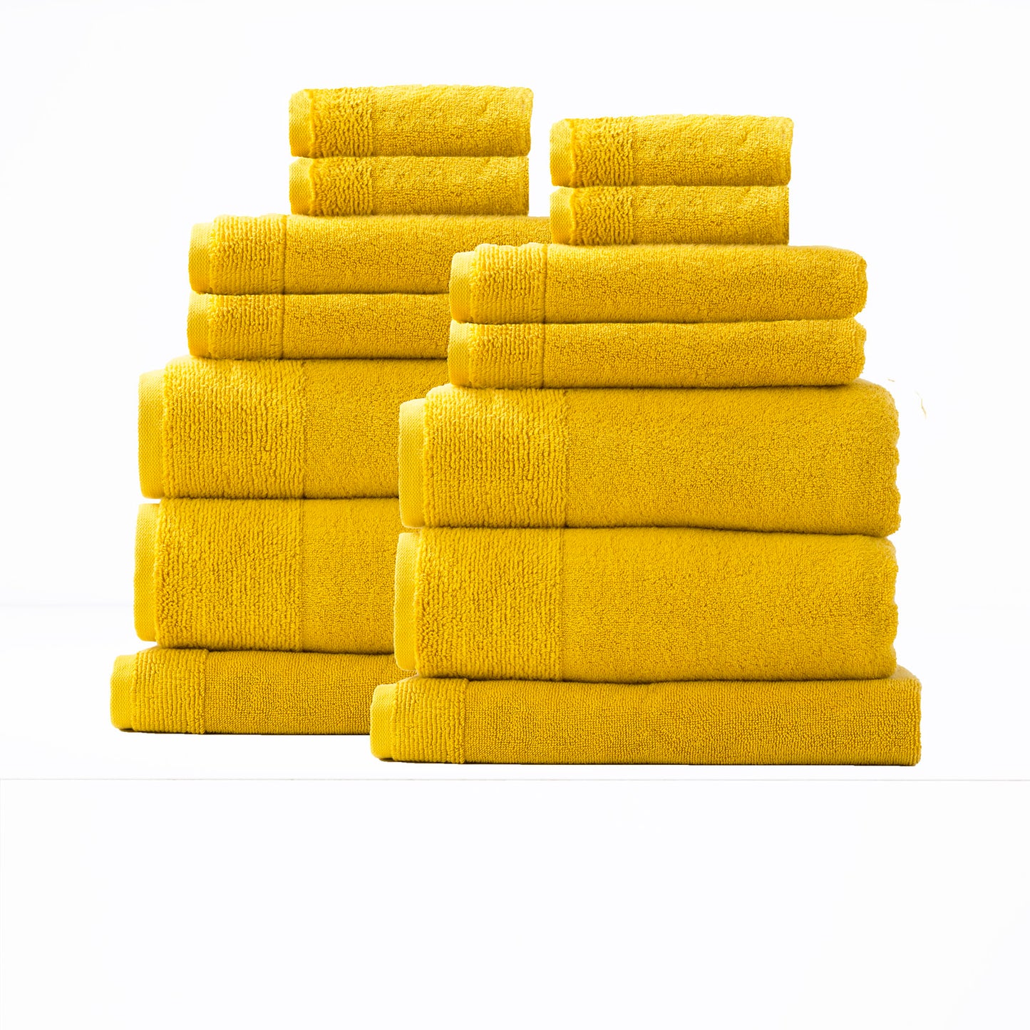 14 Piece Aireys Towel Set - 650 GSM Zero Twist