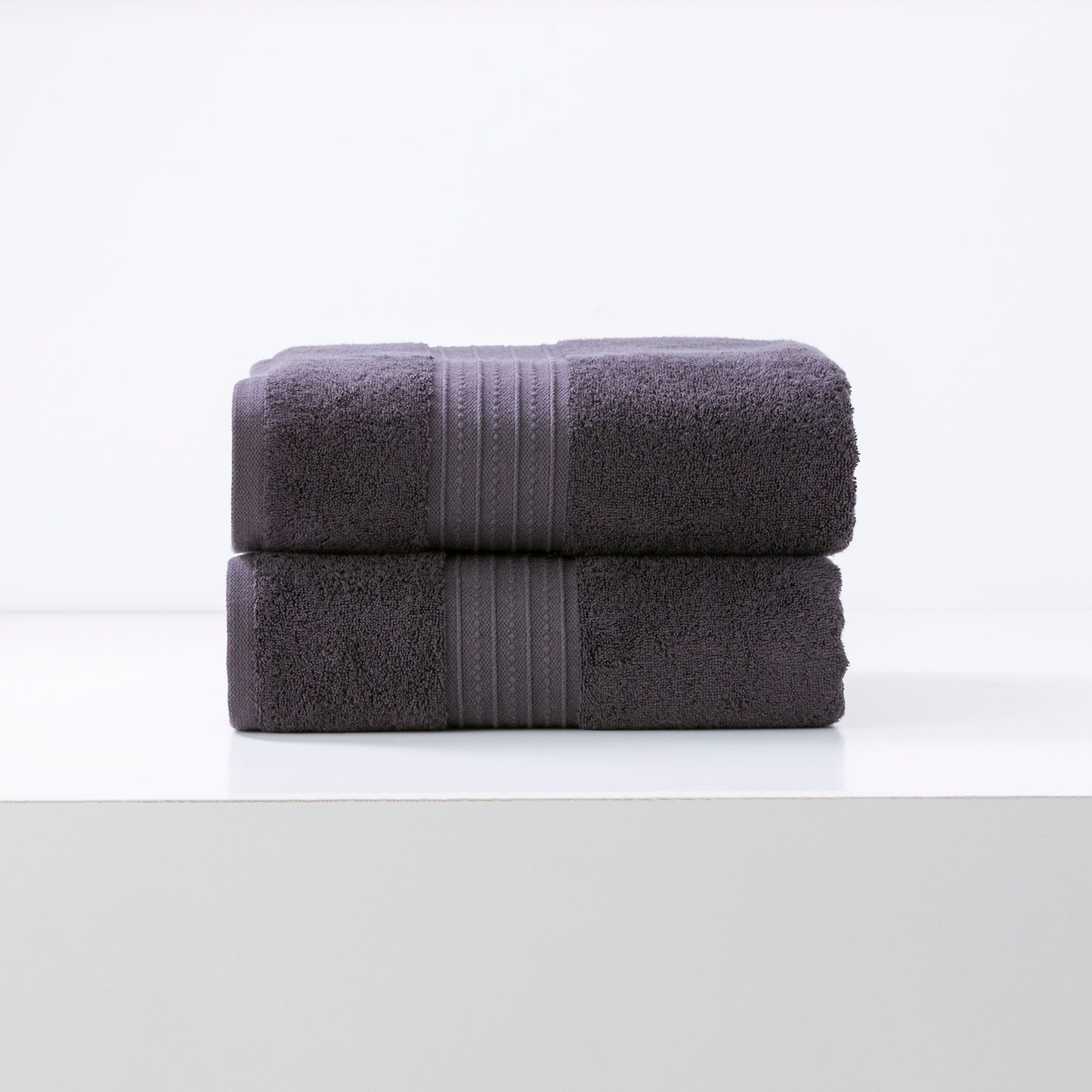 2 Pack Brentwood Bath Sheets - 650 GSM Low Twist
