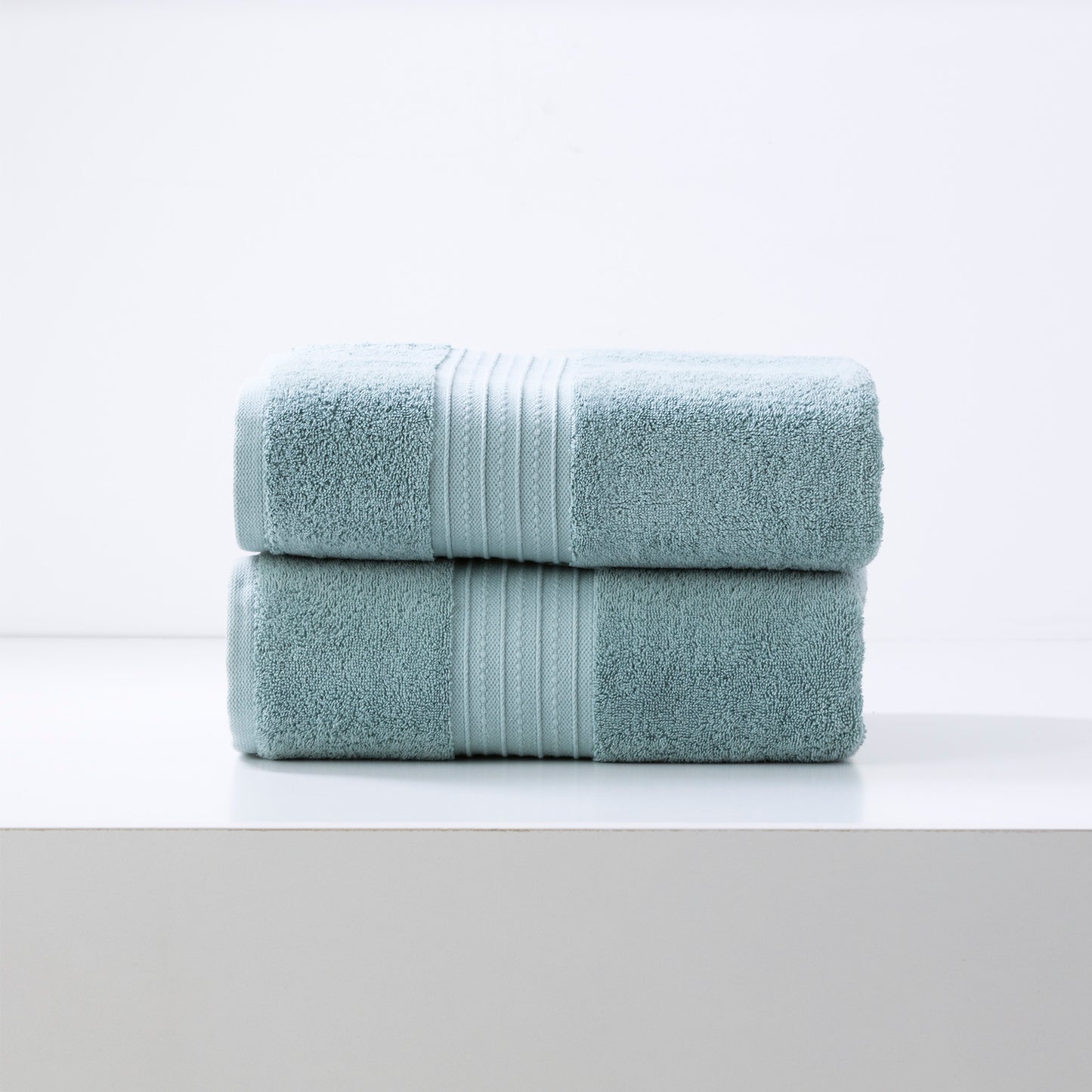 2 Pack Brentwood Bath Sheets - 650 GSM Low Twist
