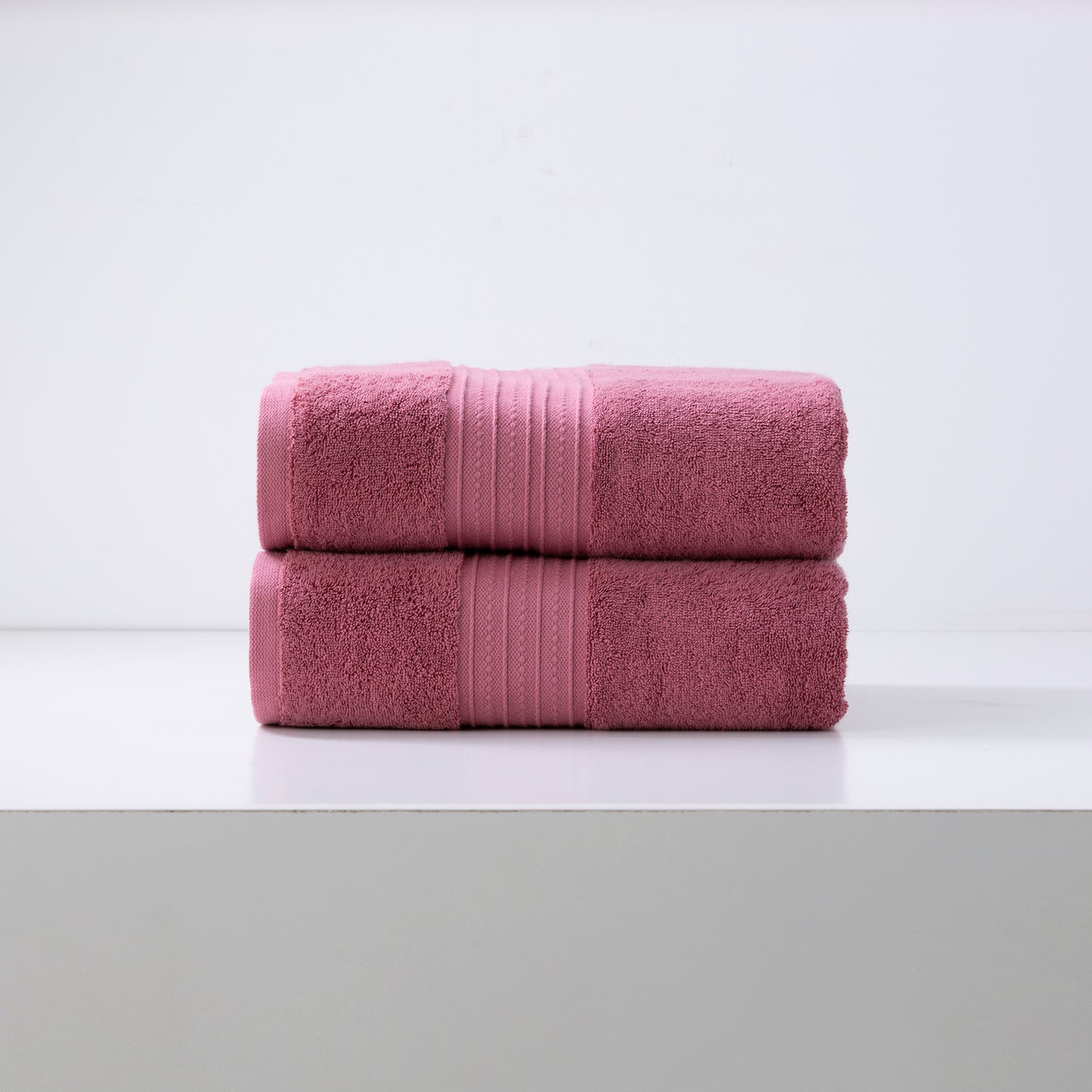 2 Pack Brentwood Bath Sheets - 650 GSM Low Twist