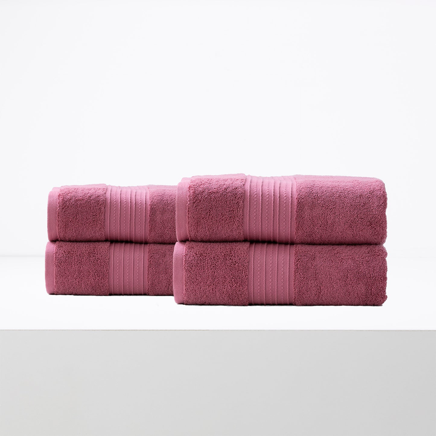 4 Pack Brentwood Bath Sheets - 650 GSM Low Twist