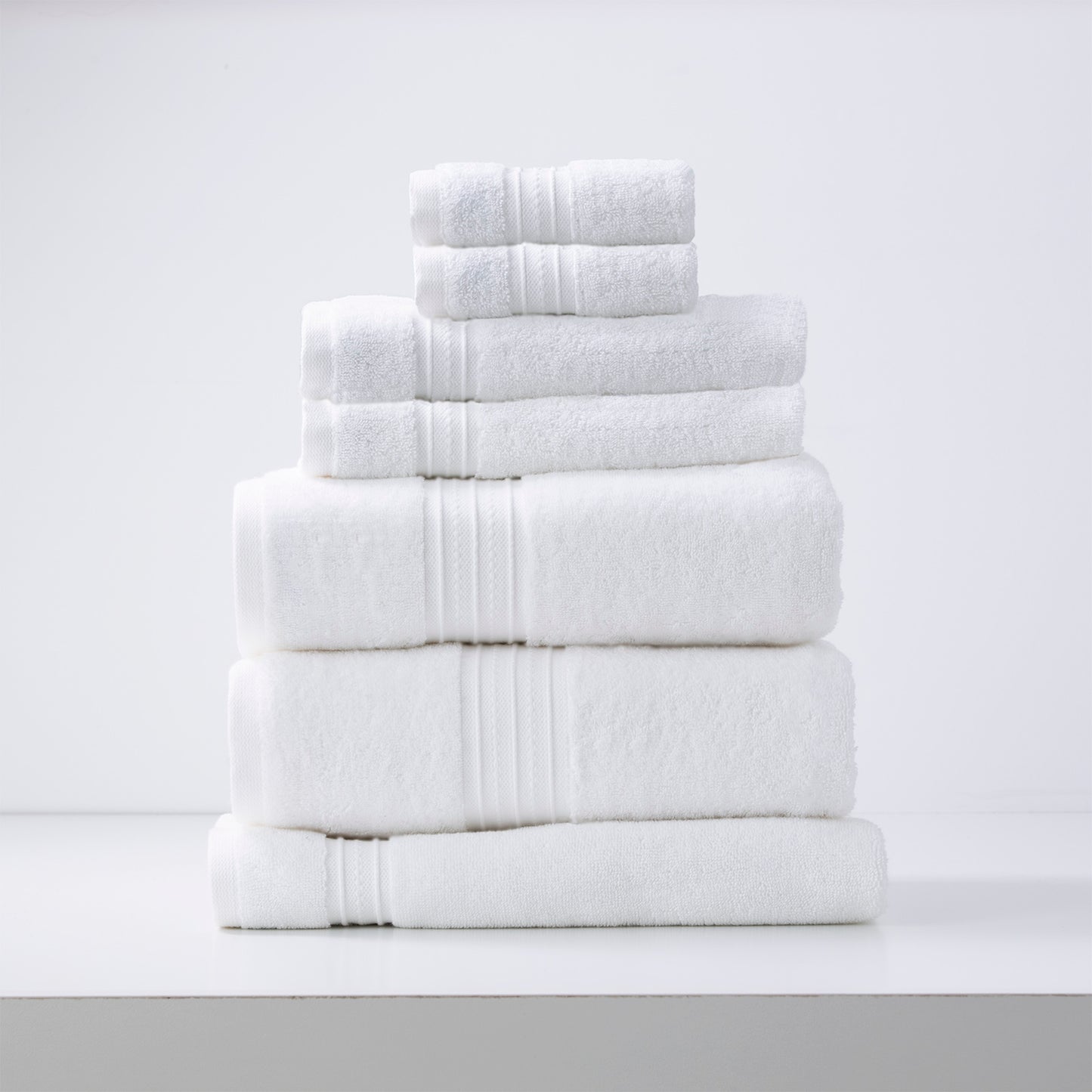 7 Piece Brentwood Towel Set - 650 GSM Low Twist