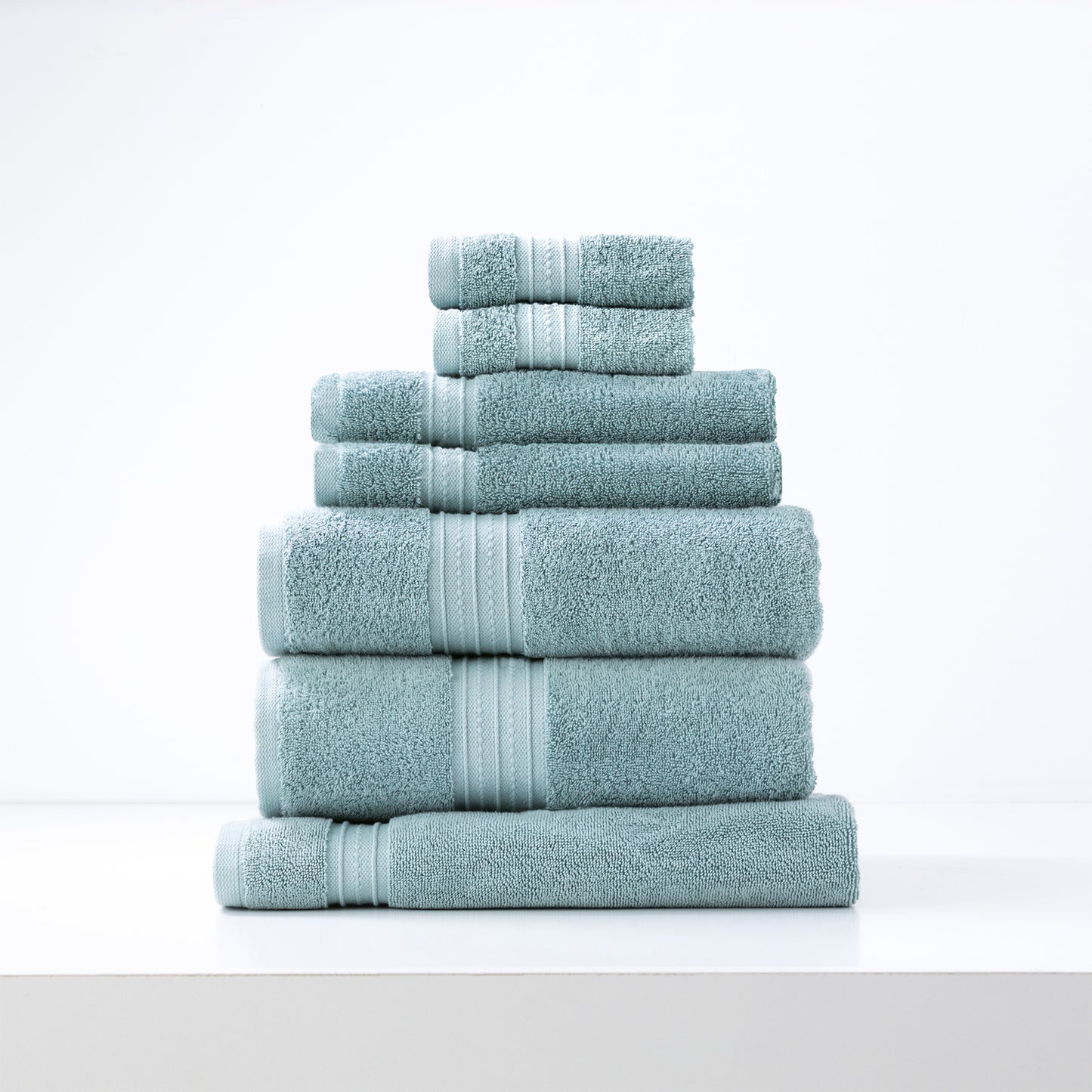 7 Piece Brentwood Towel Set - 650 GSM Low Twist