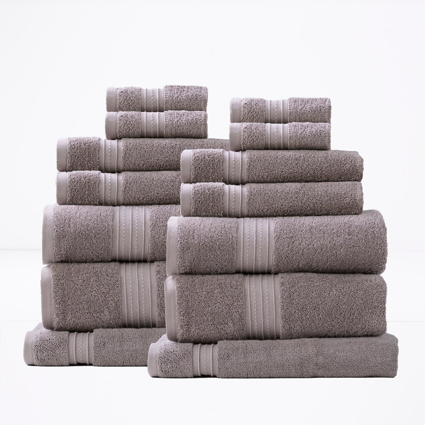 14 Piece Brentwood Towel Set - 650 GSM Low Twist Taylor Brentwood 650 GSM Low Twist Towels - 14 Piece Set