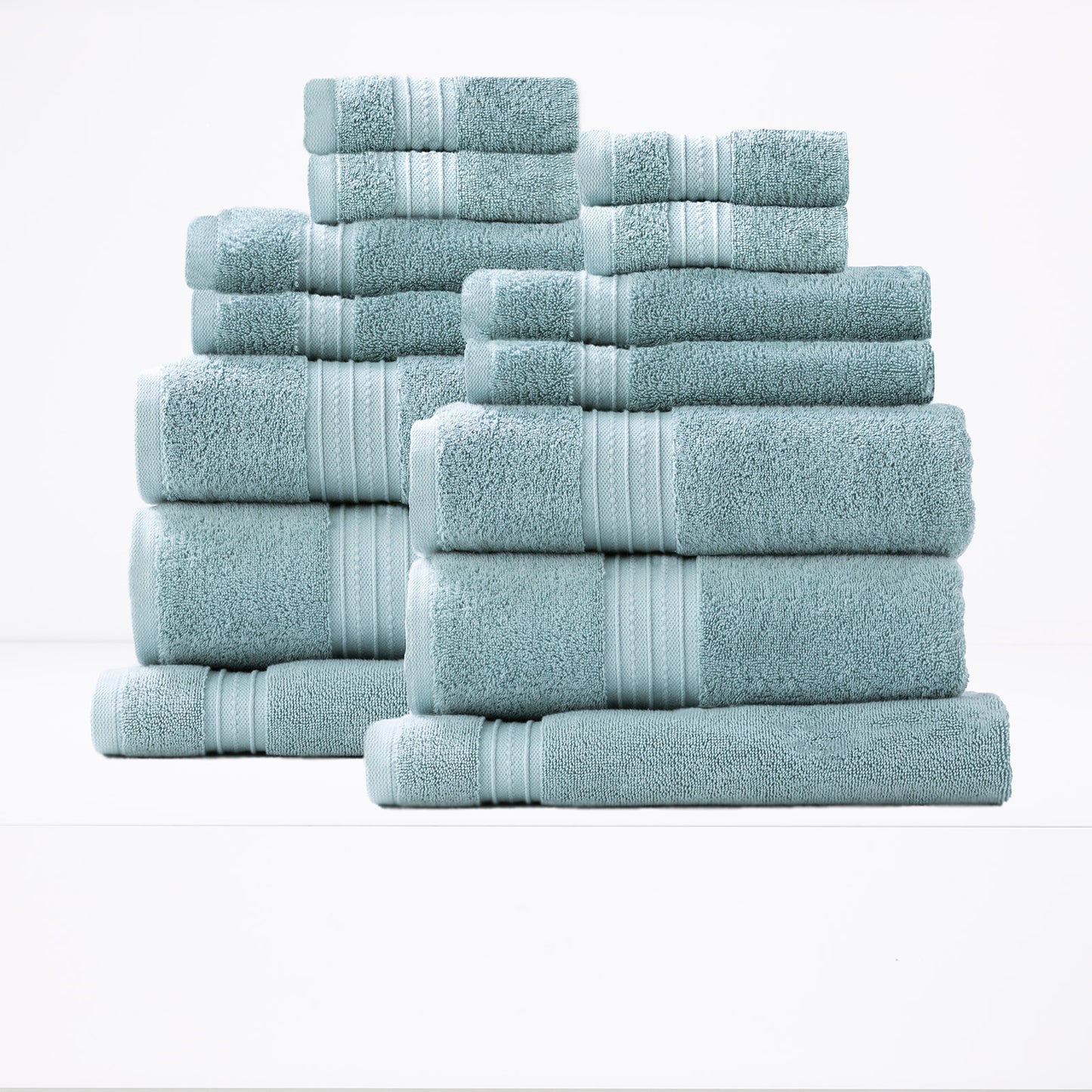 14 Piece Brentwood Towel Set - 650 GSM Low Twist Taylor Brentwood 650 GSM Low Twist Towels - 14 Piece Set
