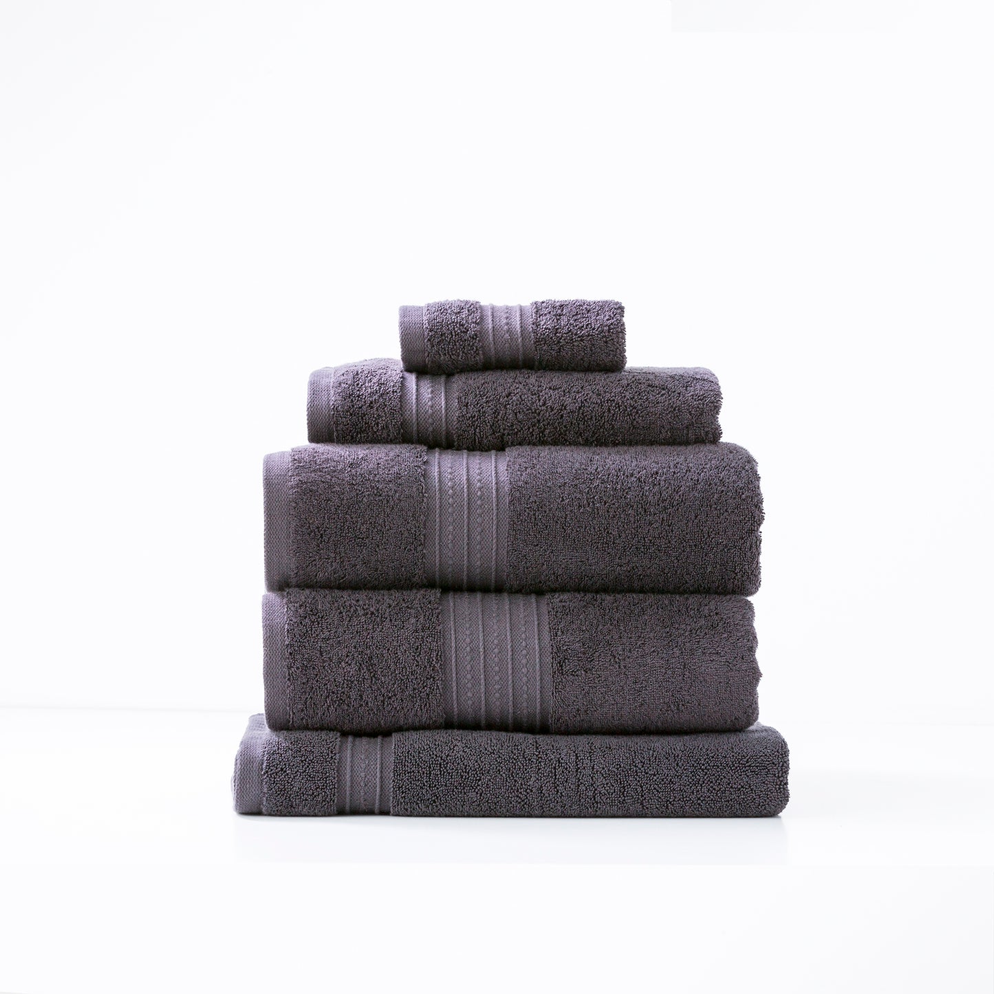 5 Piece Brentwood Towel Set - 650 GSM Low Twist