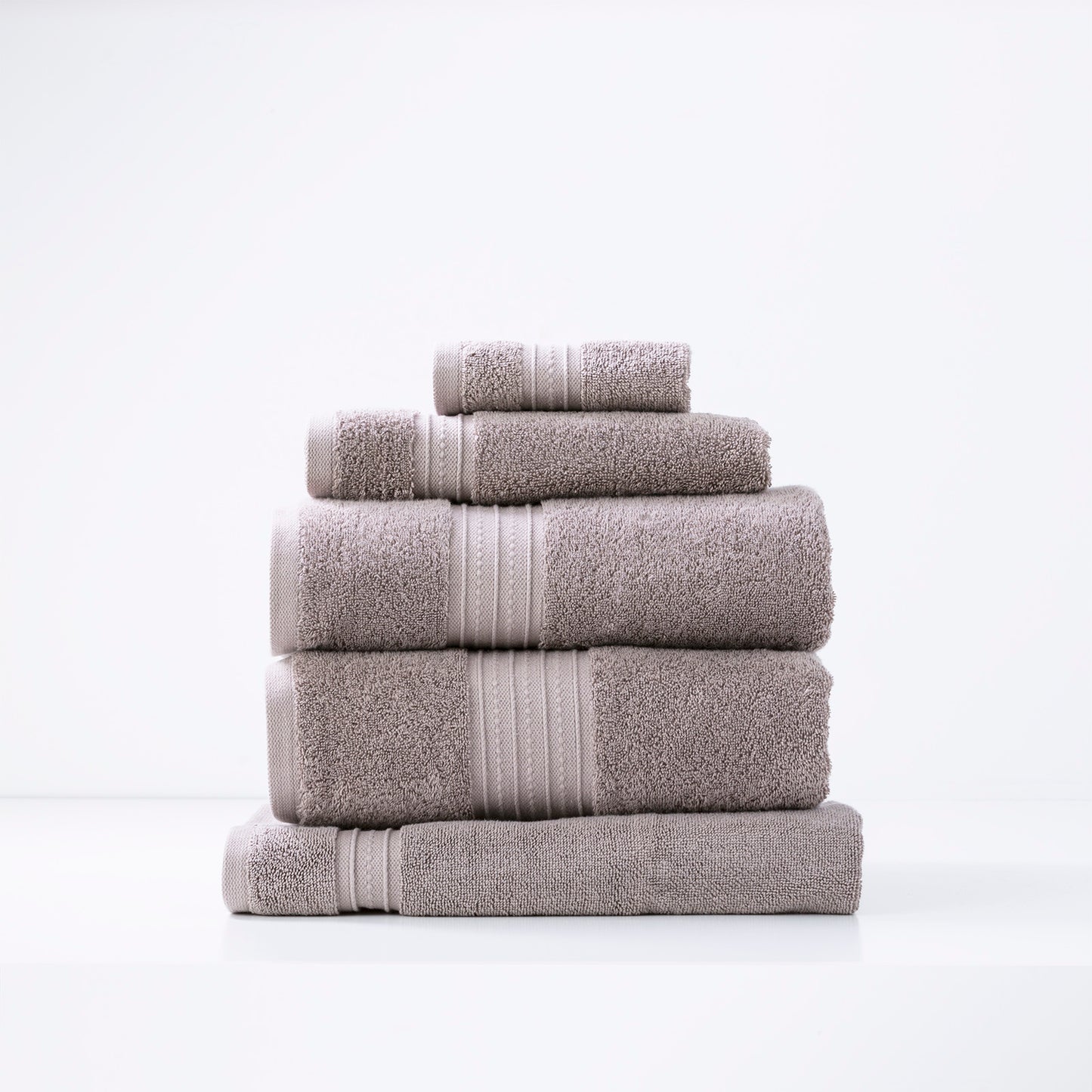 5 Piece Brentwood Towel Set - 650 GSM Low Twist