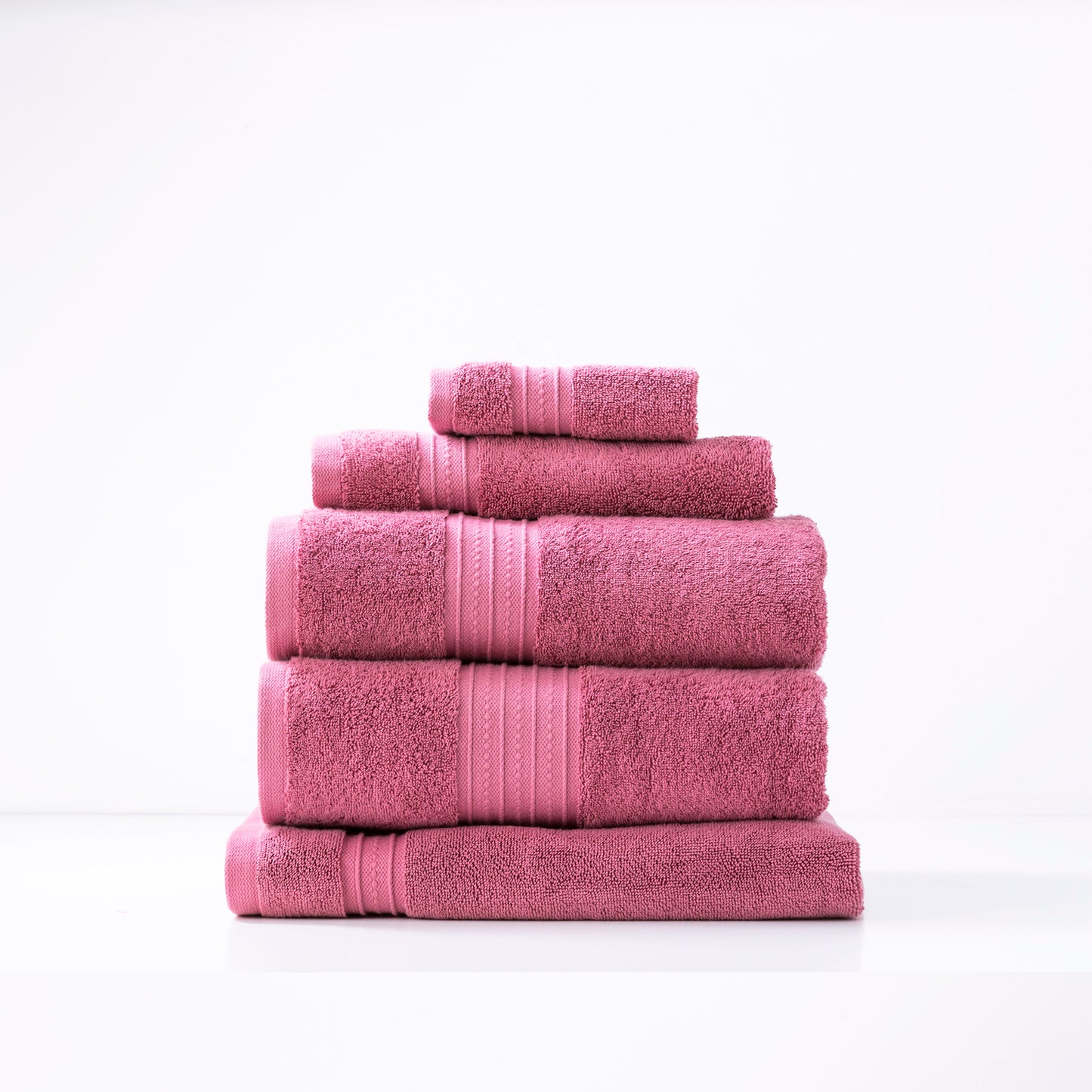 5 Piece Brentwood Towel Set - 650 GSM Low Twist