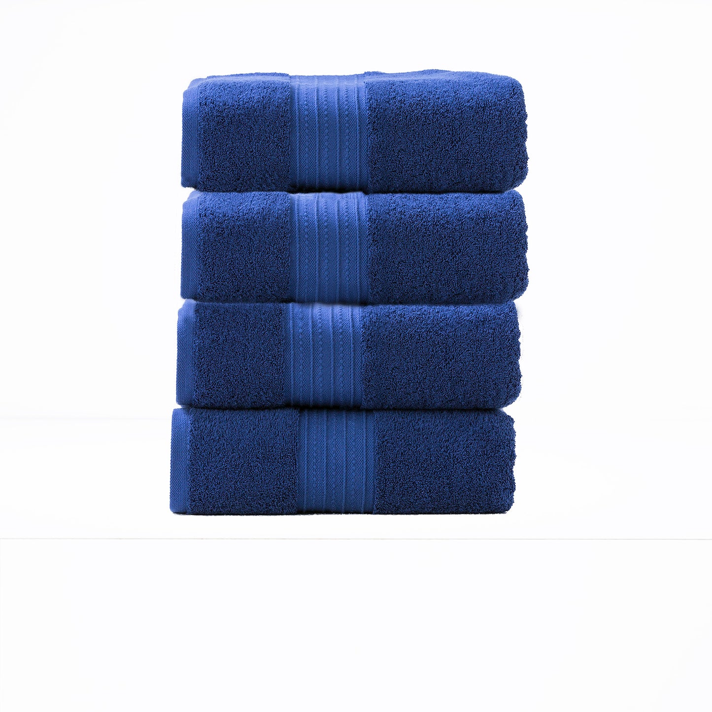 4 Pack Brentwood Bath Towels - 650 GSM Low Twist