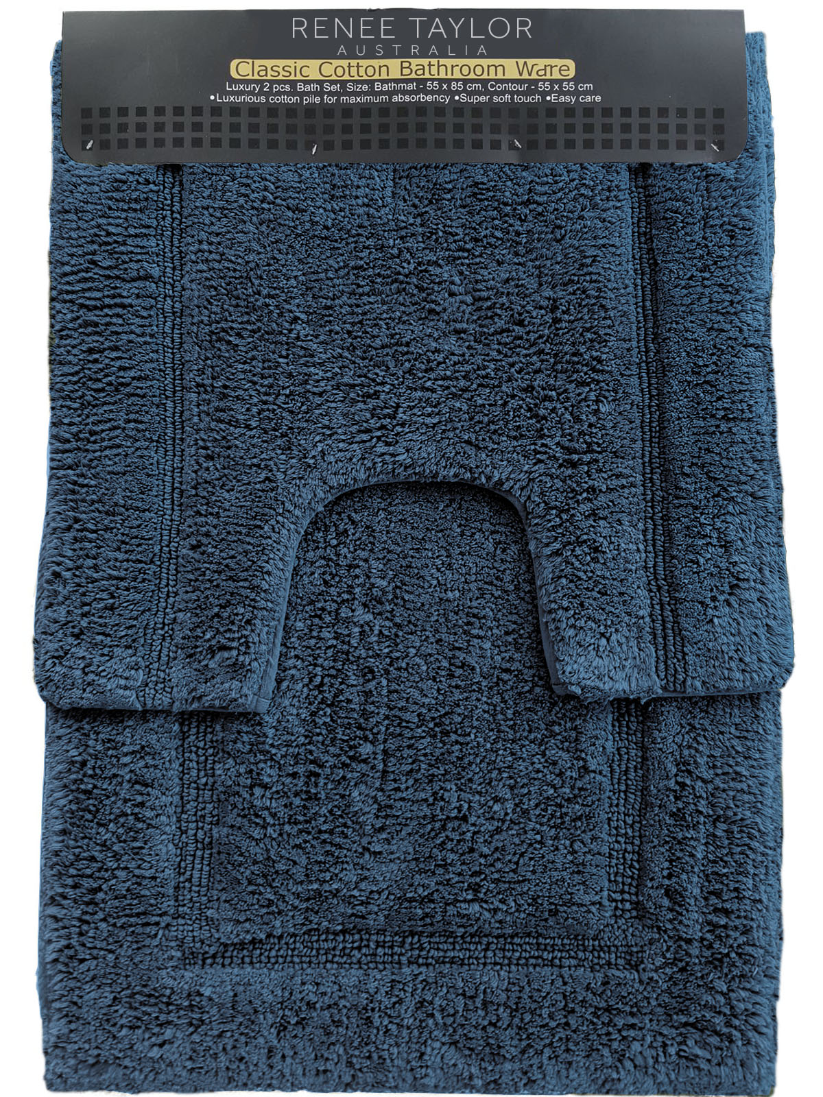 Renee Taylor 2 Piece 2200 GSM Tufted Bath Mat set