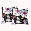 Twin Pack Velvet Printed Cushions - Filled