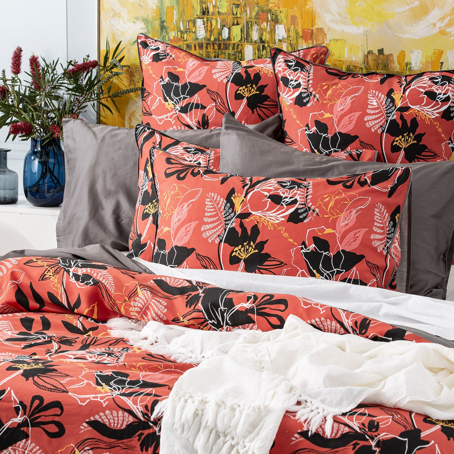 300 Thread Count Cotton Quilt Cover Set