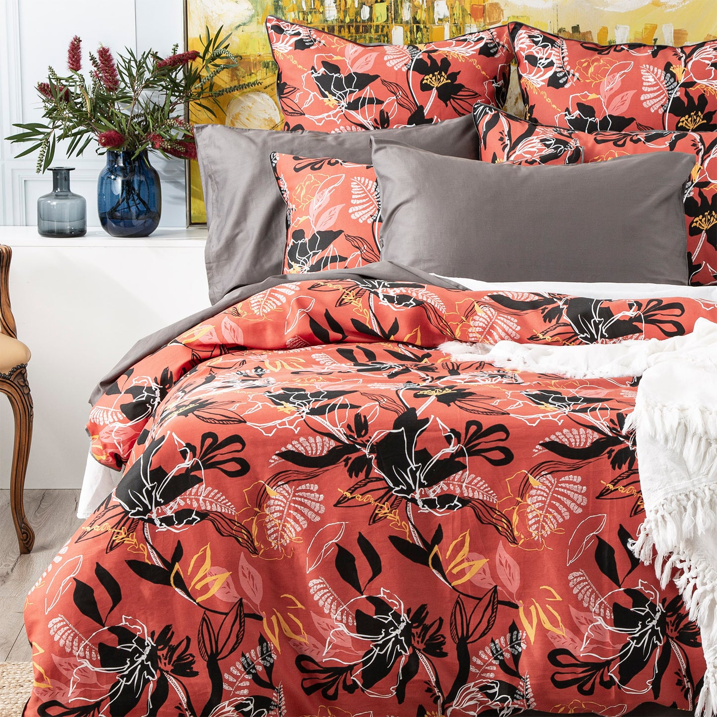 300 Thread Count Cotton Quilt Cover Set
