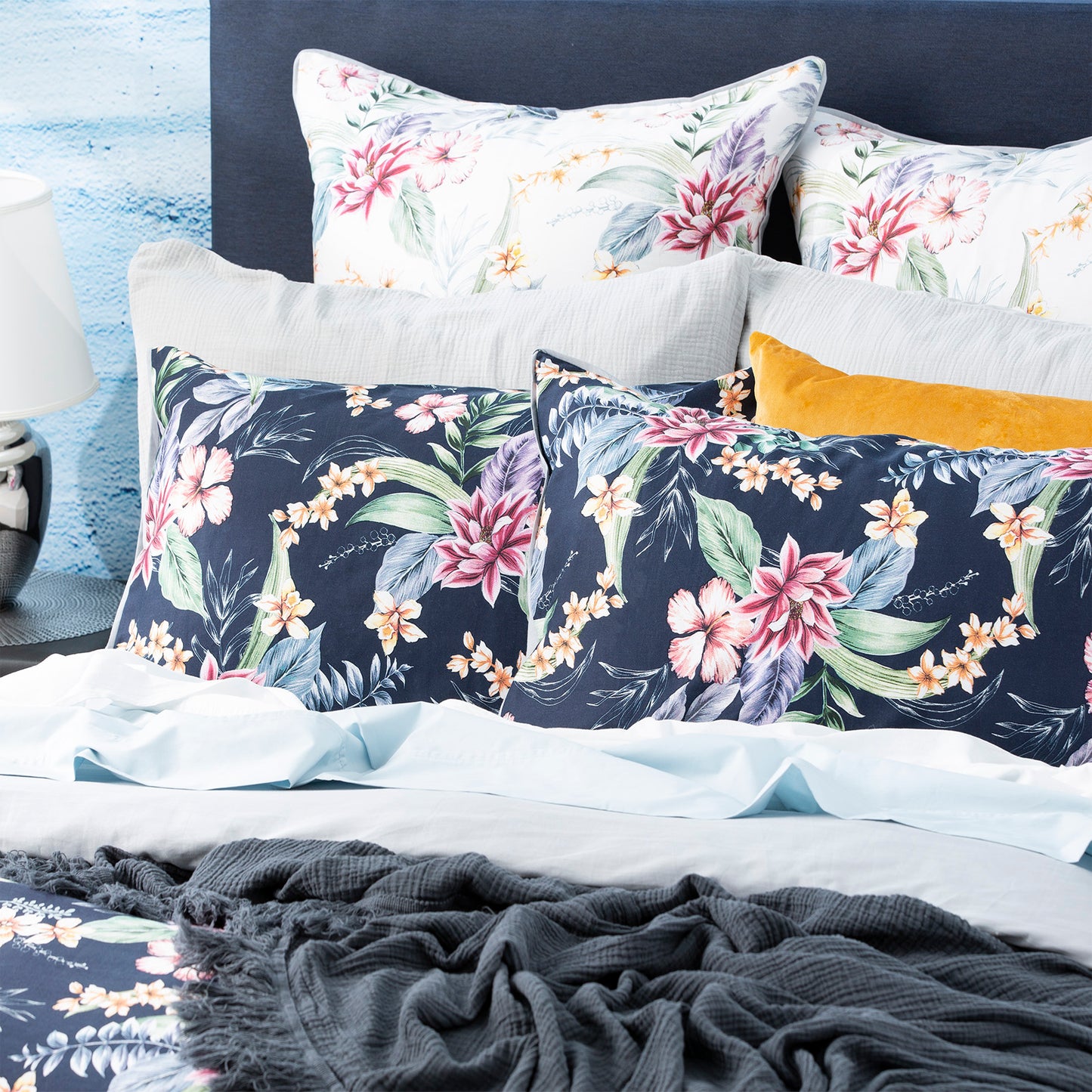 300 TC Cotton Quilt Cover Set - Reversible