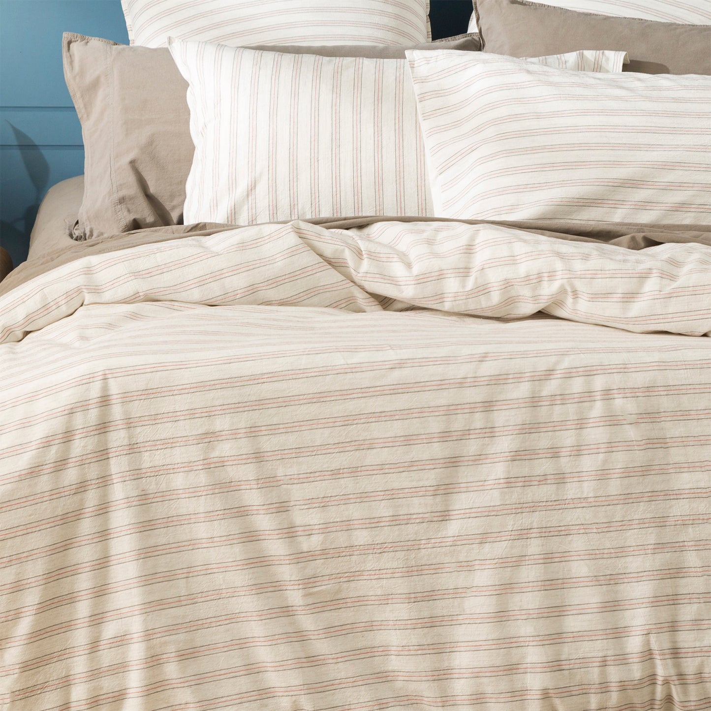 Yarn Dyed Vintage Washed Cotton Euro Pillow Case