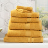 7 Piece Stella Towel Set - 650 GSM Super Soft Bamboo Cotton