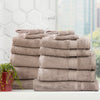 14 Piece Stella Towel Set - 650 GSM Super Soft Bamboo Cotton