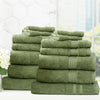 14 Piece Stella Towel Set - 650 GSM Super Soft Bamboo Cotton
