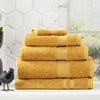 5 Piece Stella Towel Set - 650 GSM Super Soft Bamboo Cotton