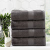 4 Pack Stella Bath Towels - 650 GSM Super Soft Bamboo Cotton Bath Towels