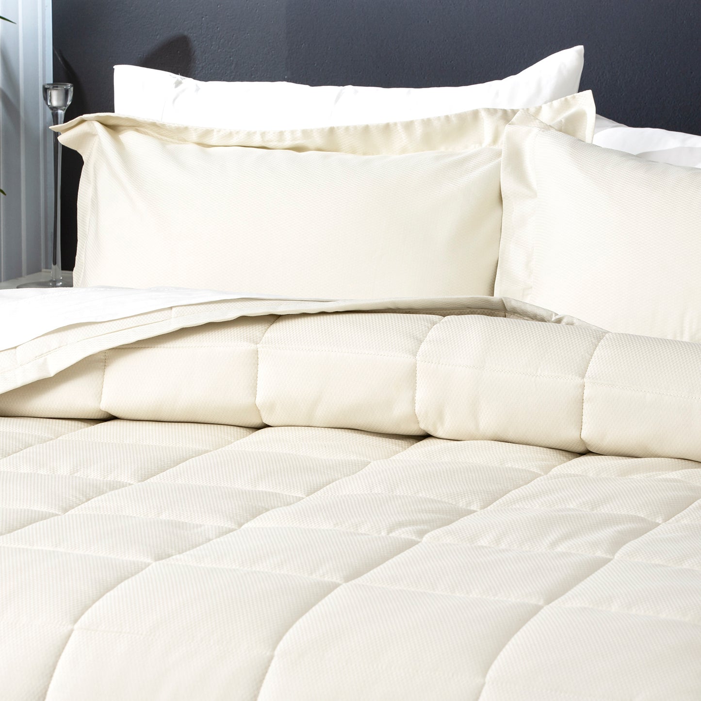 Jacquard Cotton Comforter Set - 500 Thread Count