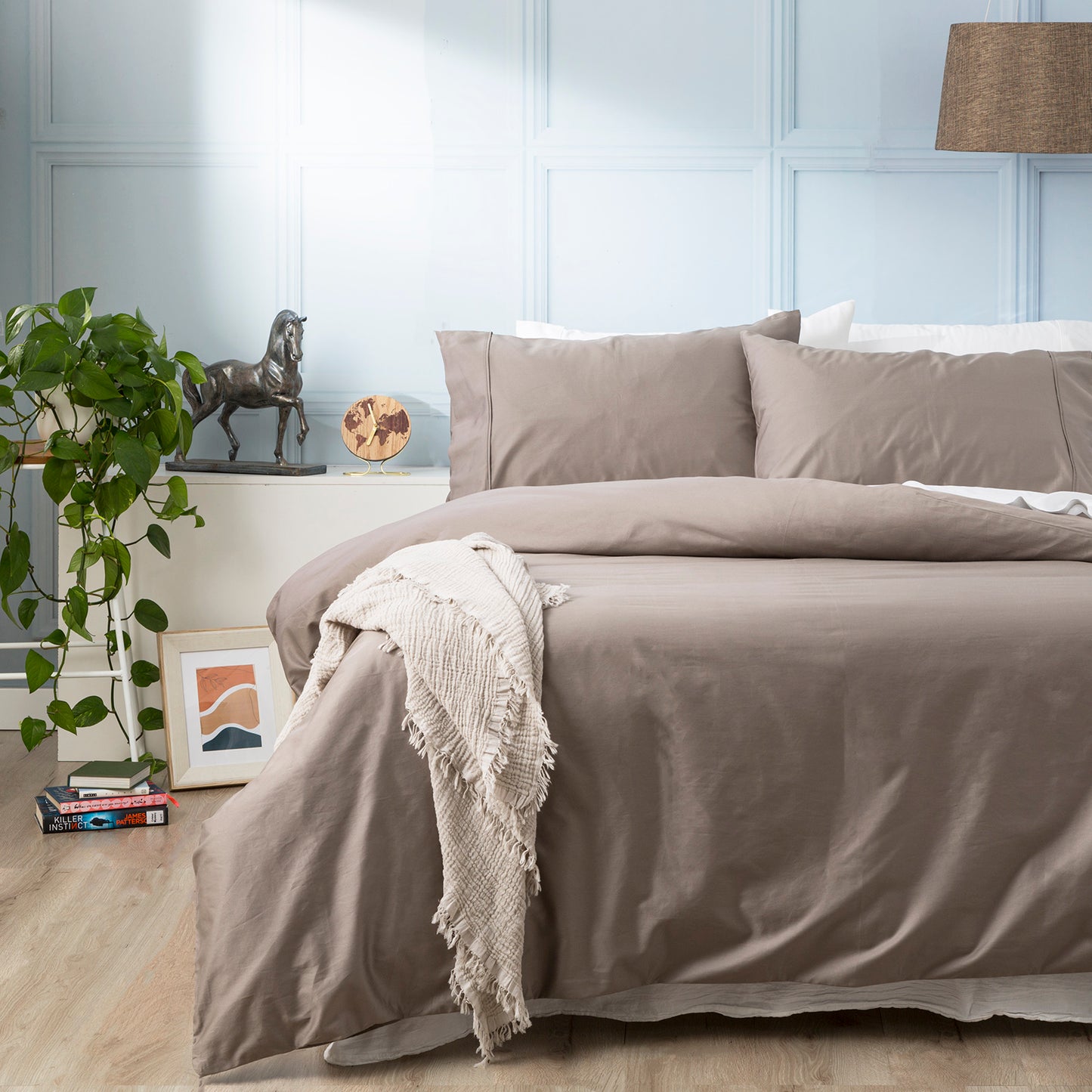 Premium 500 Thread count Bamboo Cotton Quilt Cover Set