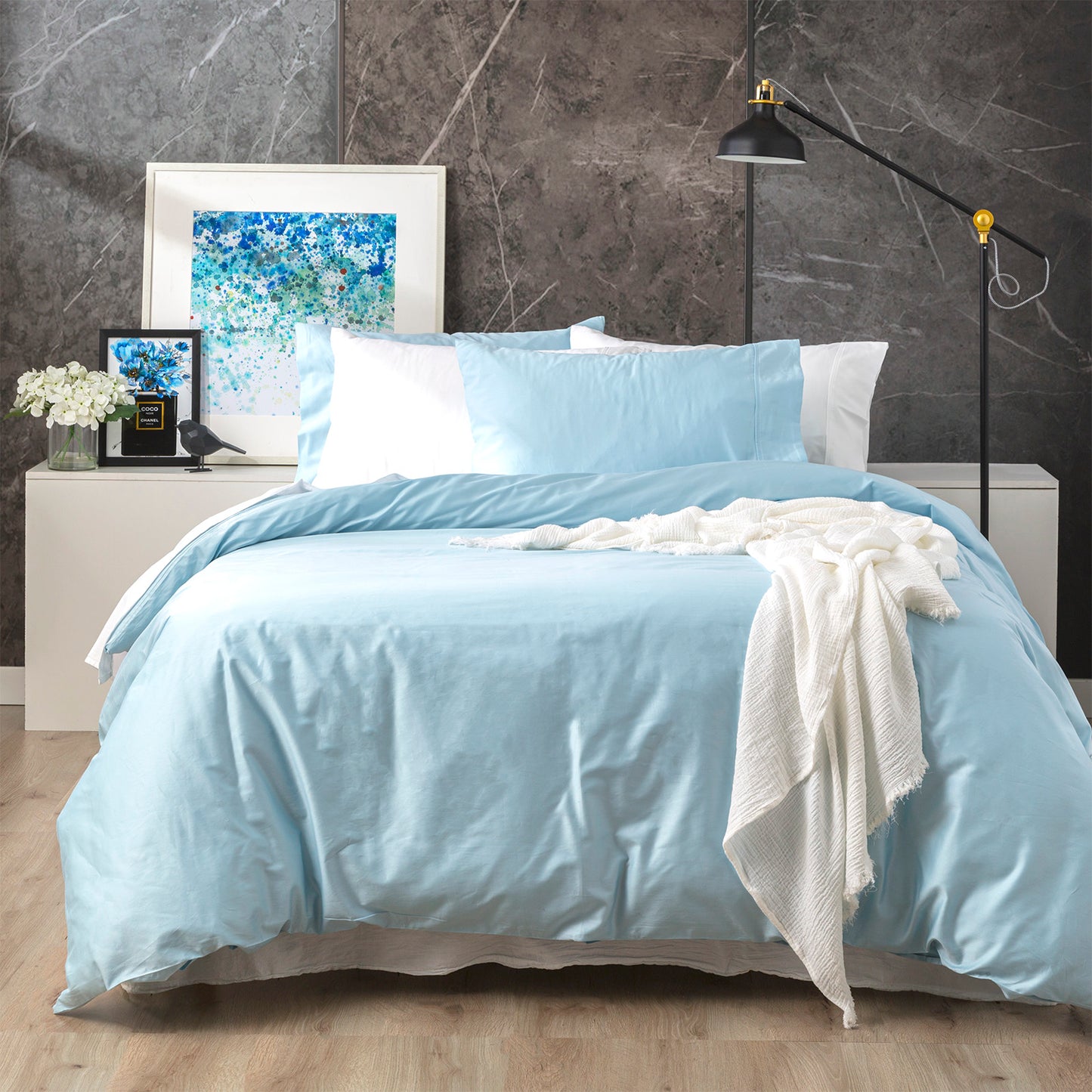 Premium 500 Thread count Bamboo Cotton Quilt Cover Set