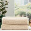 2 Pack Cobblestone Bath Sheets - 650 GSM Ribbed Cotton