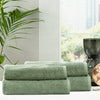 4 Pack Cobblestone Bath Sheets - 650 GSM Ribbed Cotton