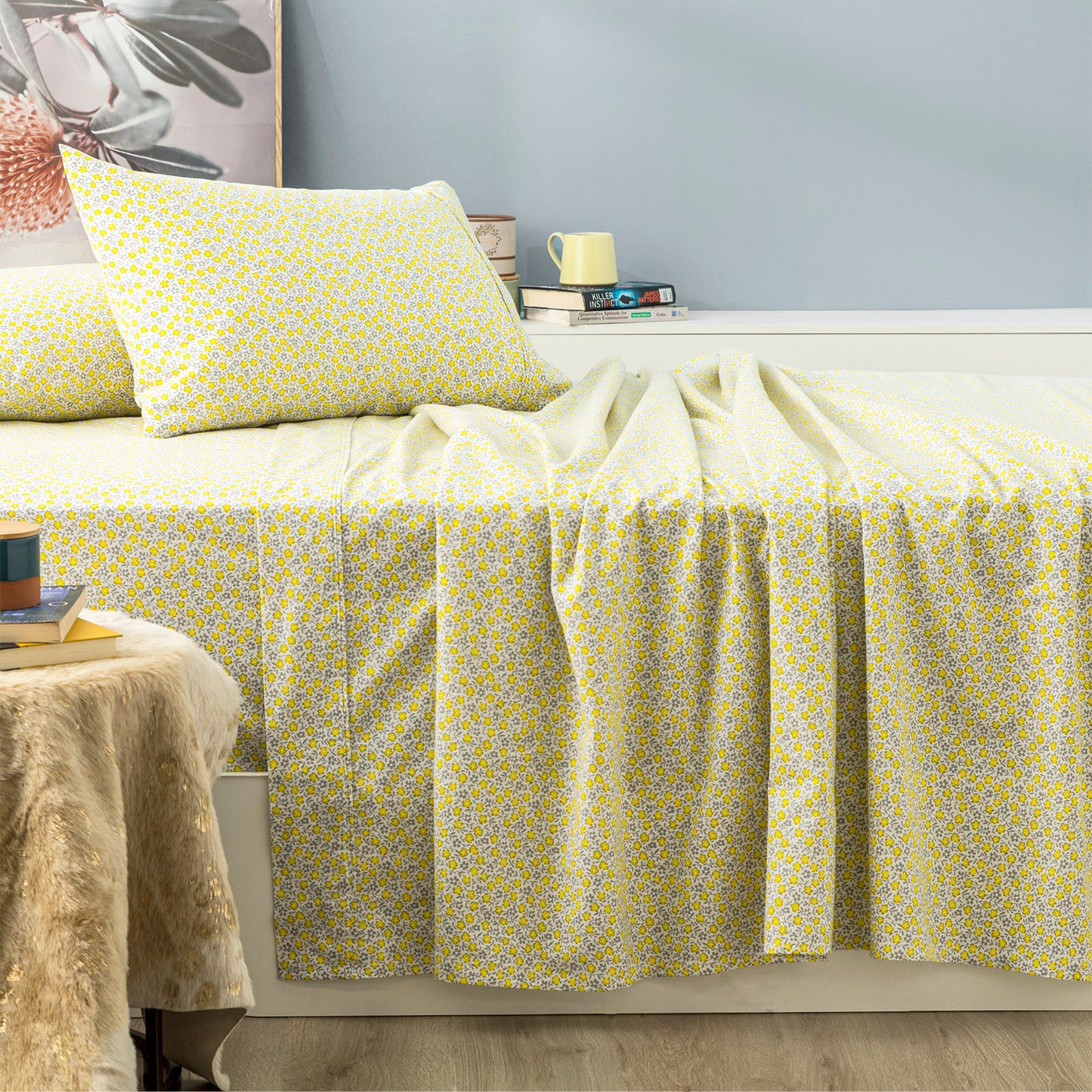 175 GSM Flannelette Sheet Set - Egyptian Cotton