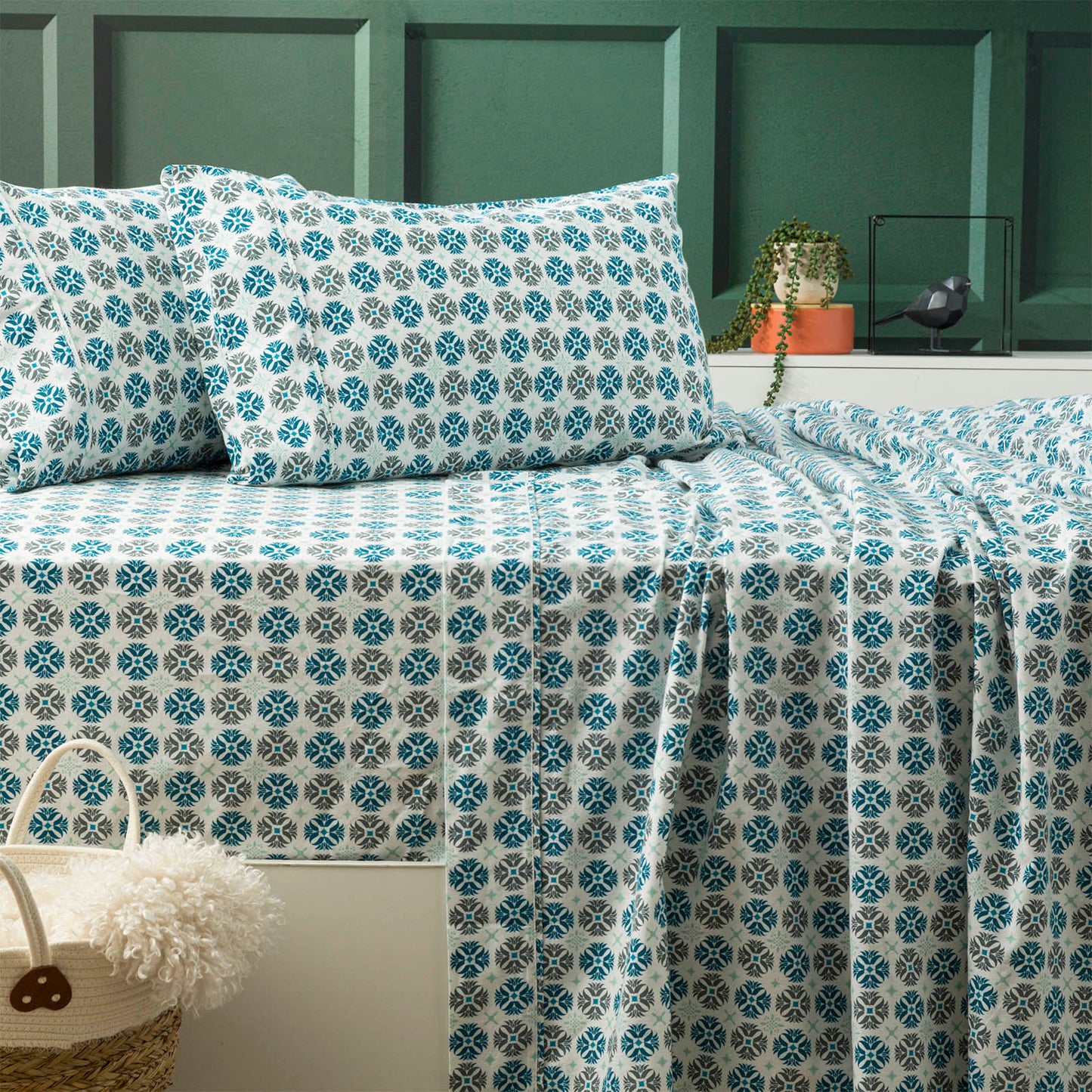 175 GSM Flannelette Sheet Set - Egyptian Cotton