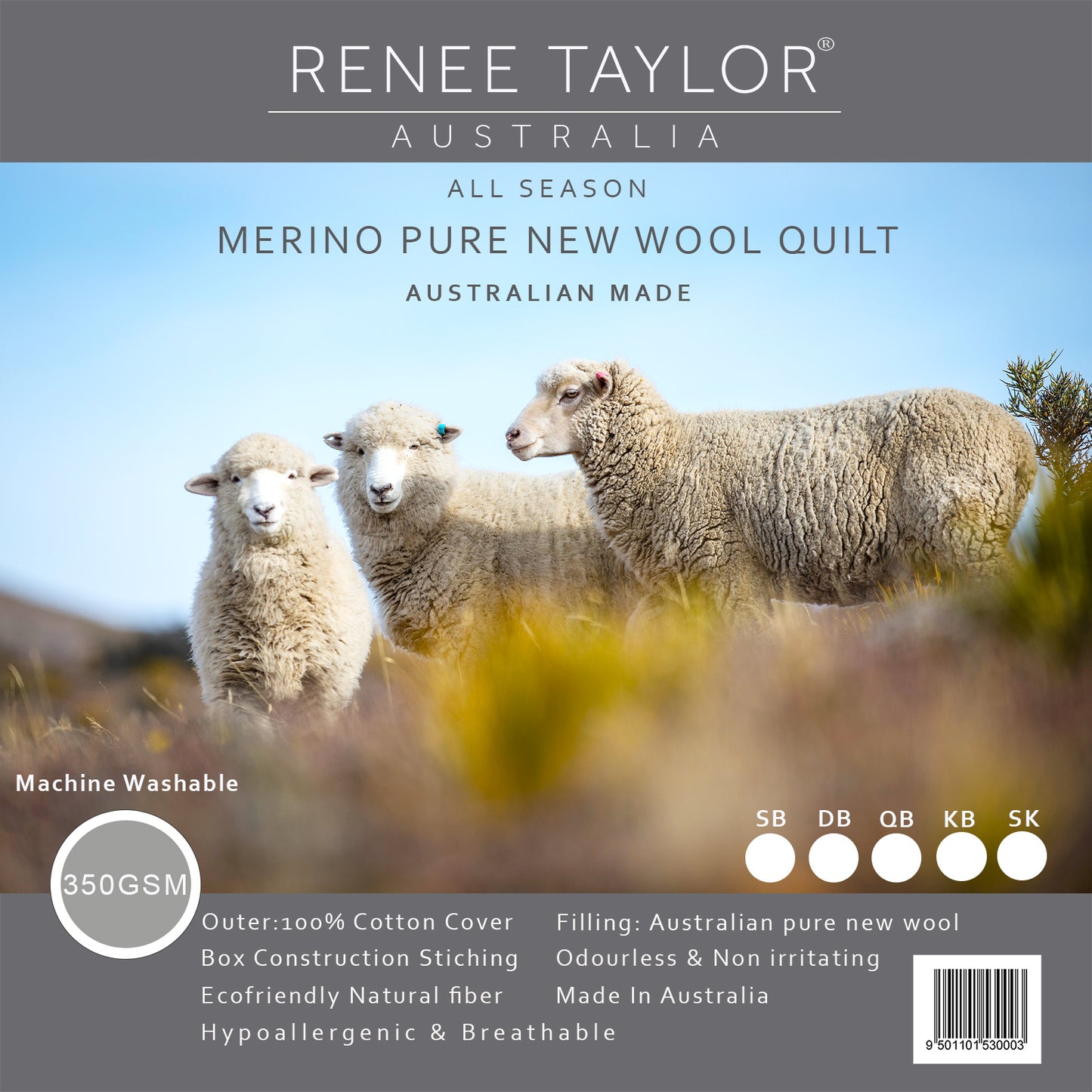 Australian Pure Merino Wool Quilt