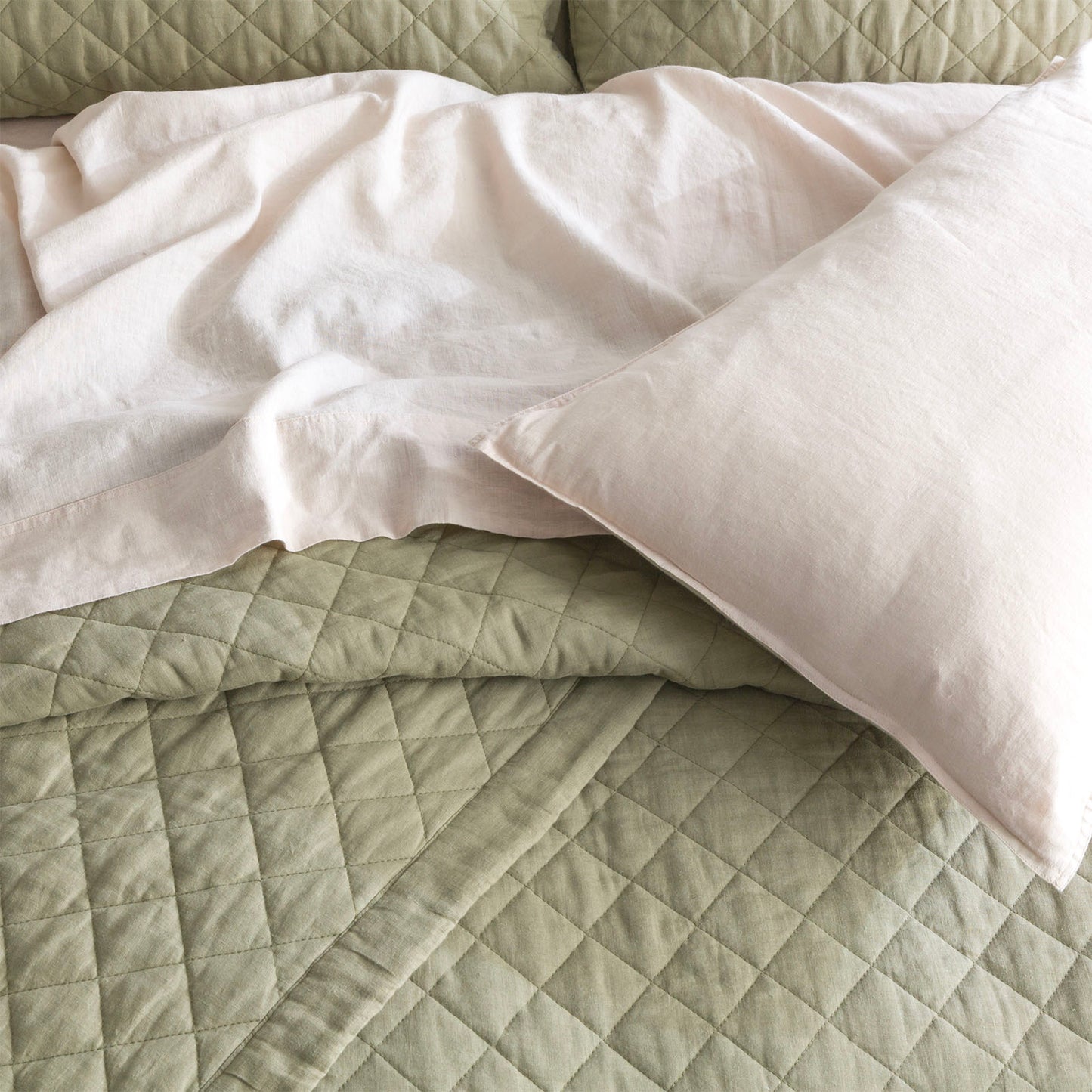 100% French Linen Sheet Set - Cavallo Stone Washed