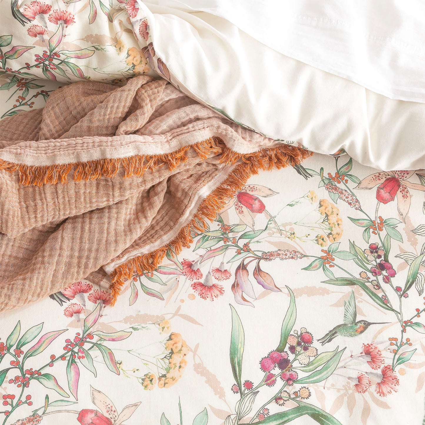 Cavallo French Linen Printed Quilt Cover Set