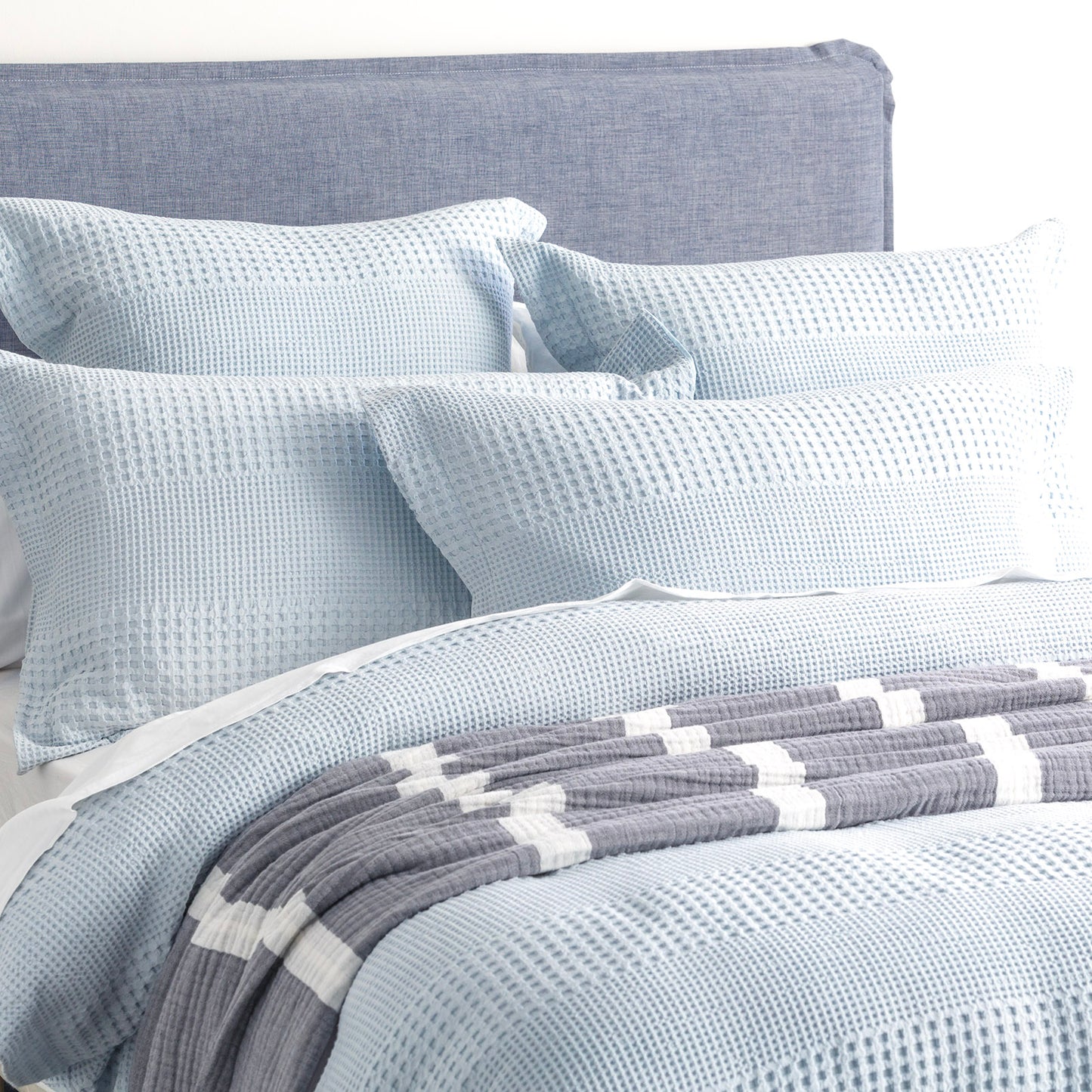 Elegance Jacquard Quilt Cover Set - Waffle Cotton
