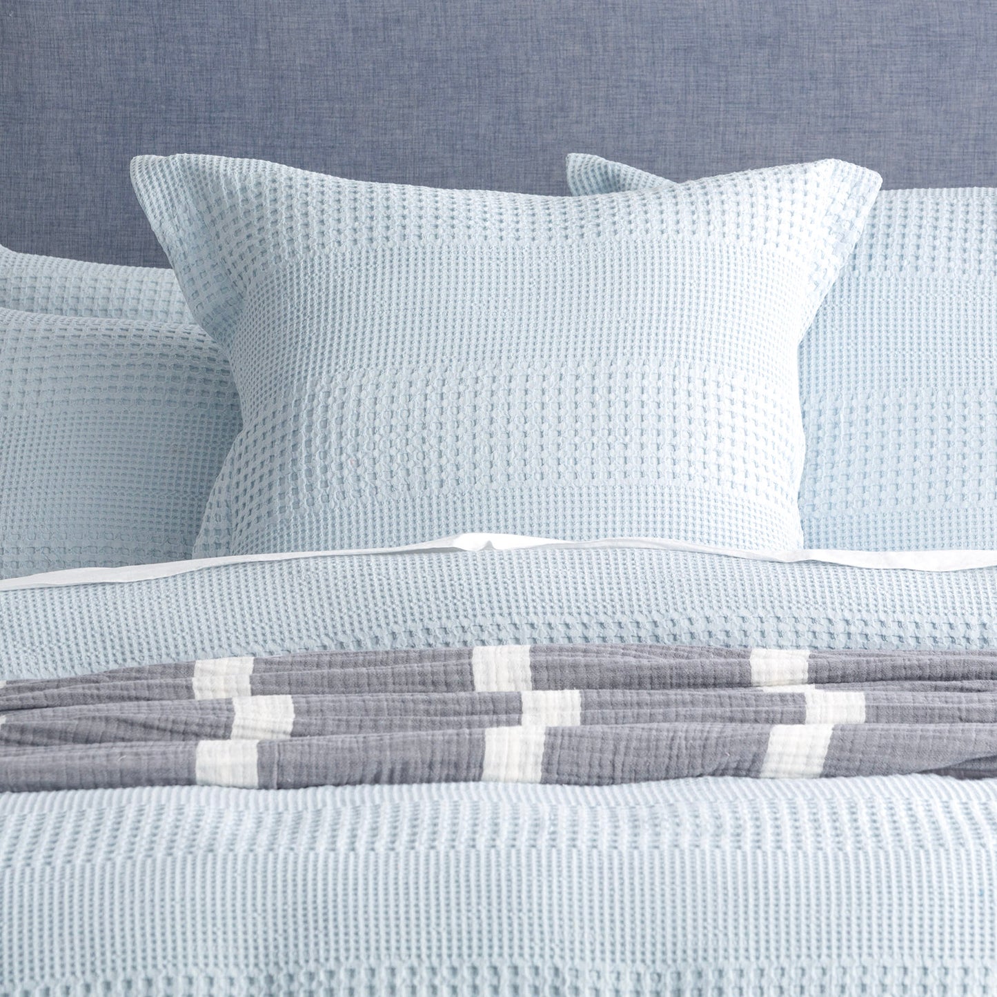 Elegance Jacquard Quilt Cover Set - Waffle Cotton