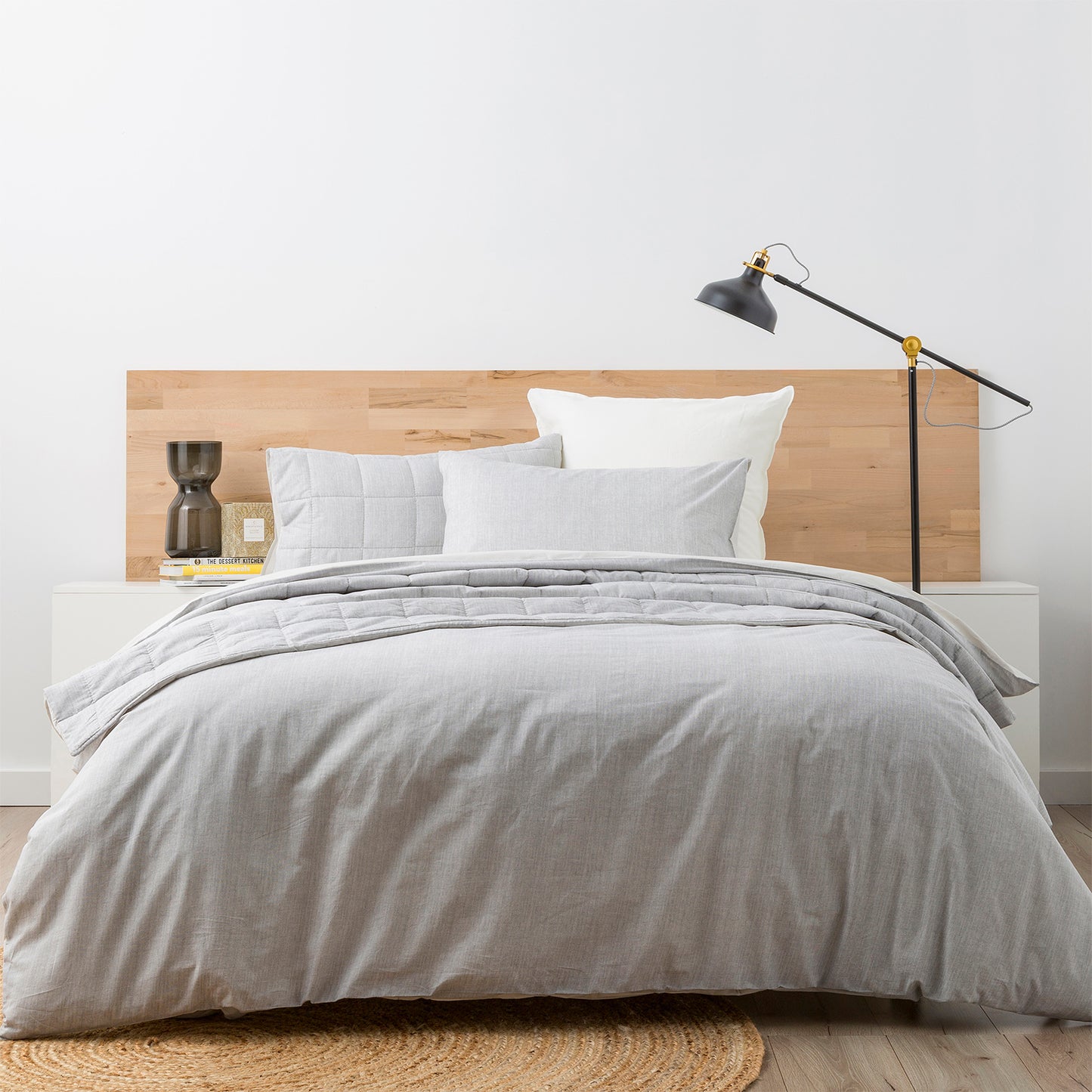 Chambray Washed Cotton Quilt Cover Set