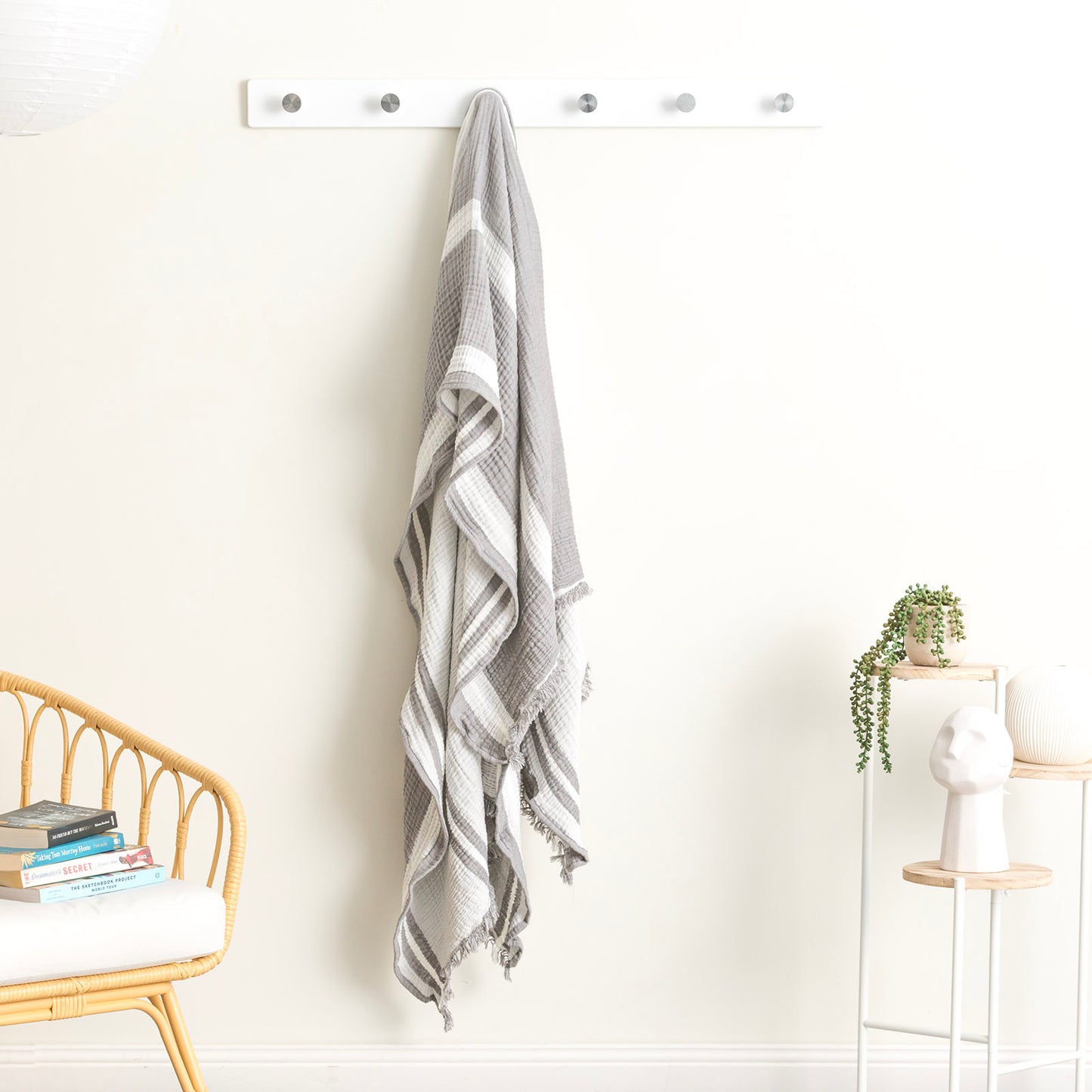 Atlantic Reversible Textured Cotton Throw - Yarn Dyed Vintage Washed