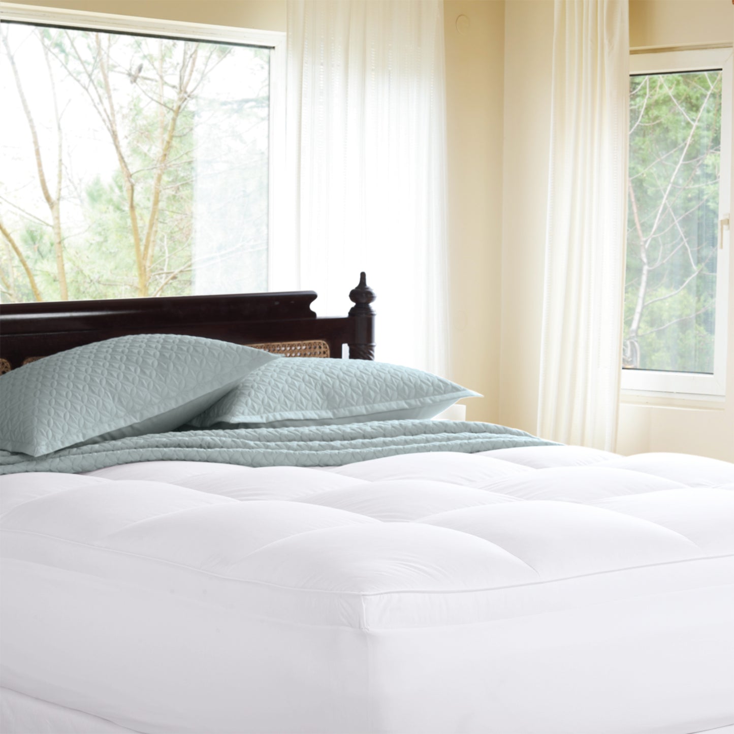 1500 GSM Platinum Mattress Topper - High Loft Fully Fitted