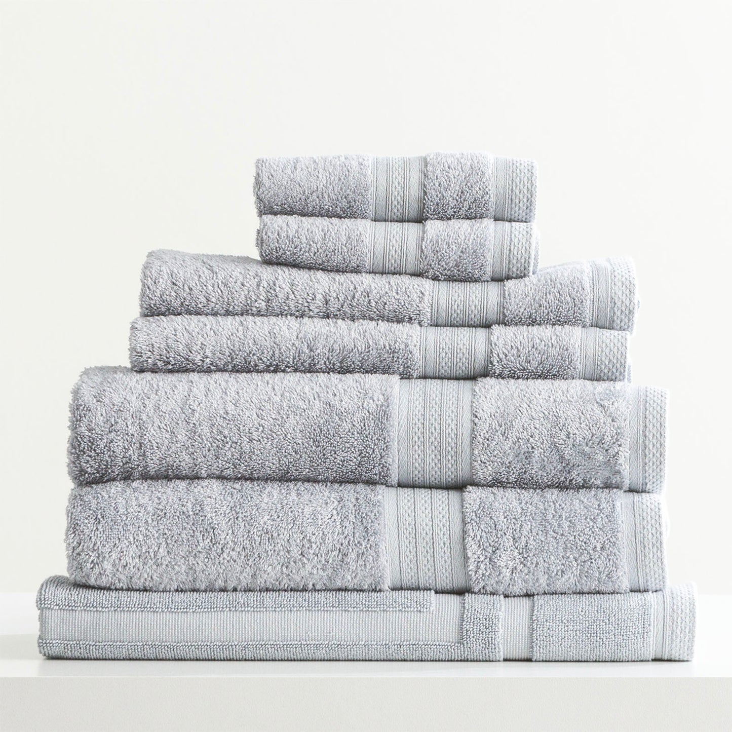 7 Piece Stella Towel Set - 650 GSM Super Soft Bamboo Cotton