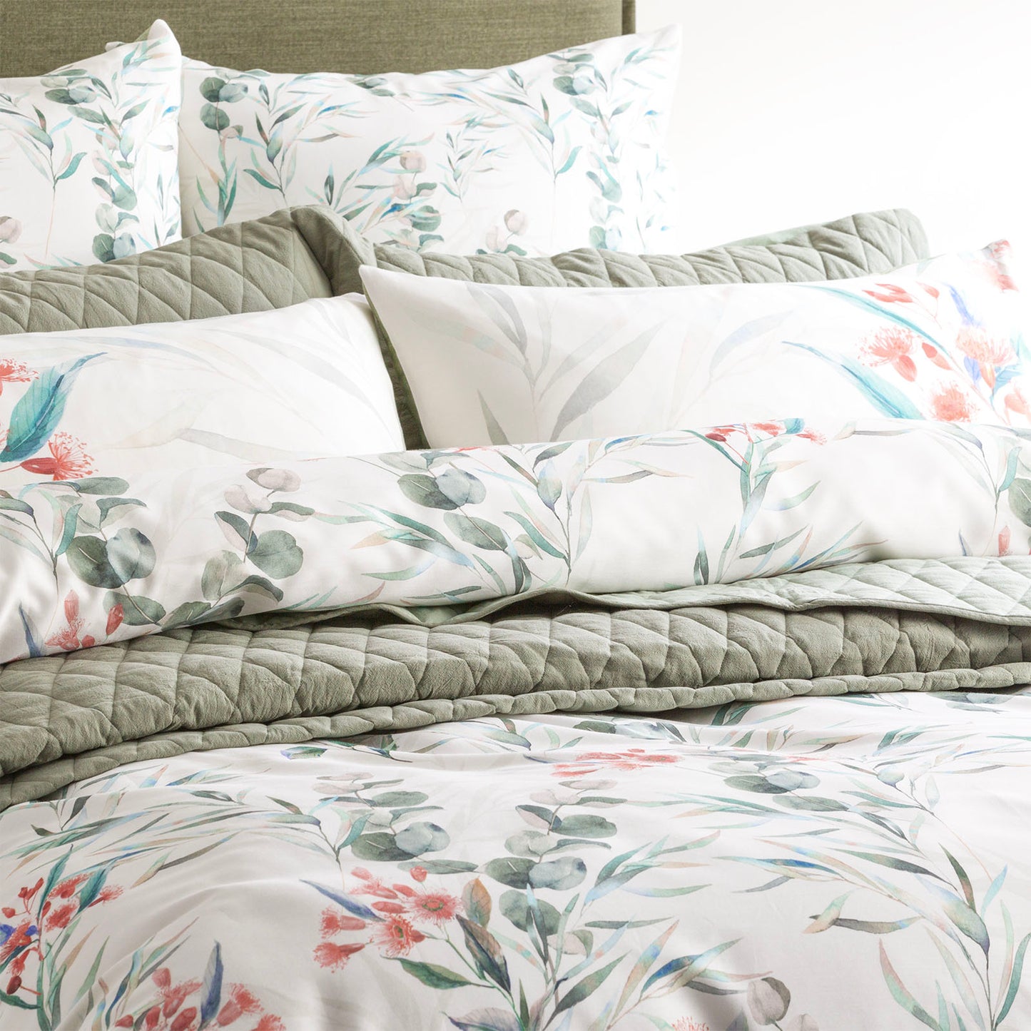 300 TC Cotton Quilt cover Set - Reversible