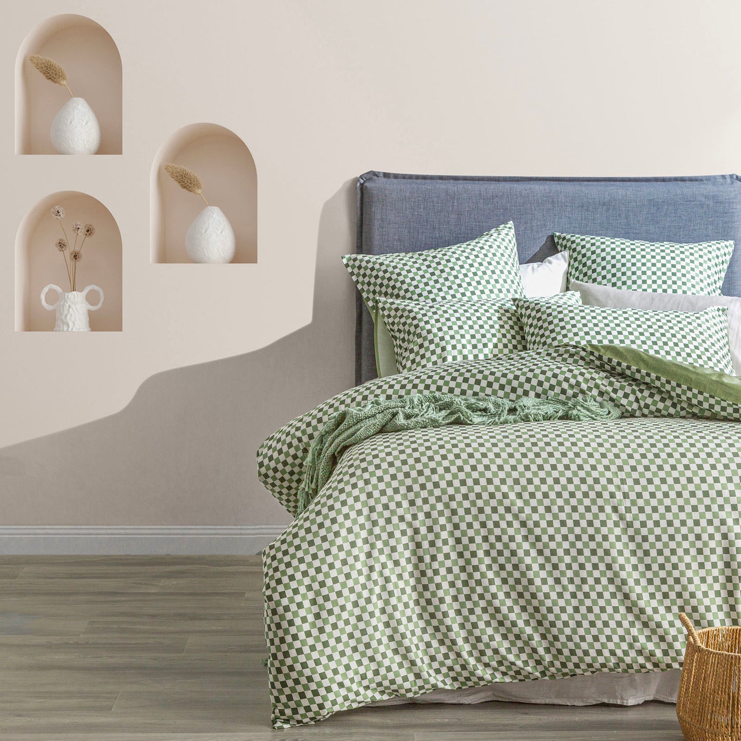 300 TC Cotton Quilt cover Set - Reversible