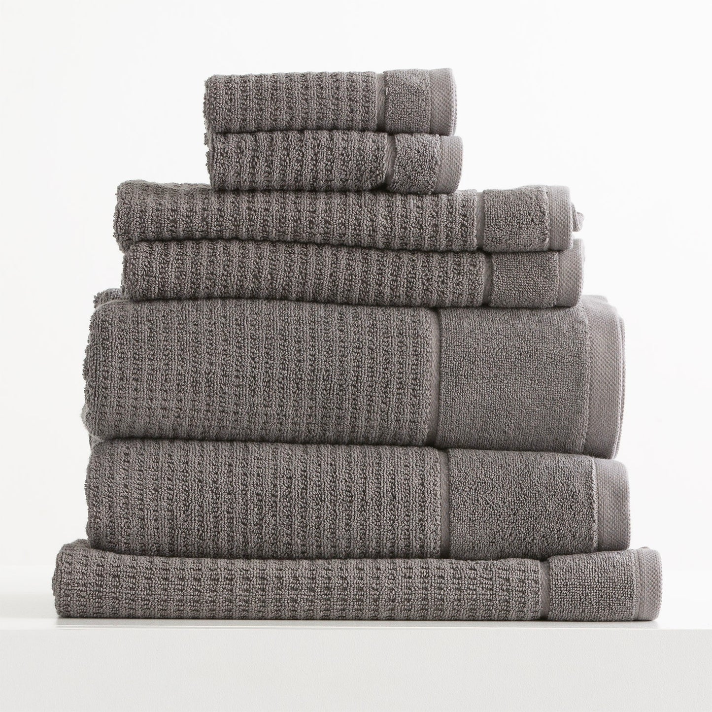 7 Piece Cambridge Towel Set - 650 GSM Textured