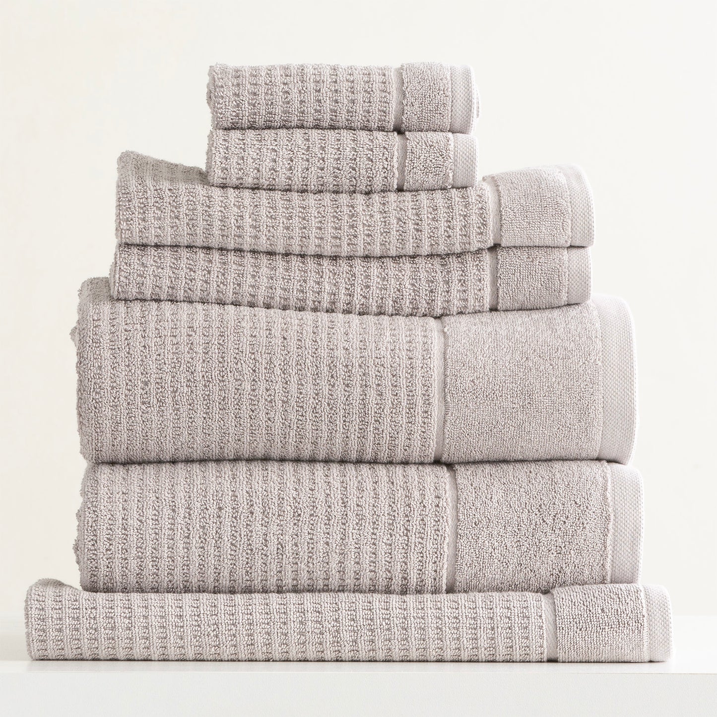 7 Piece Cambridge Towel Set - 650 GSM Textured