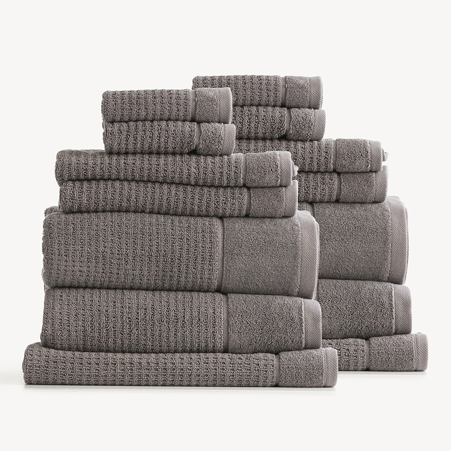 14 Piece Cambridge Towel Set - 650 GSM Textured
